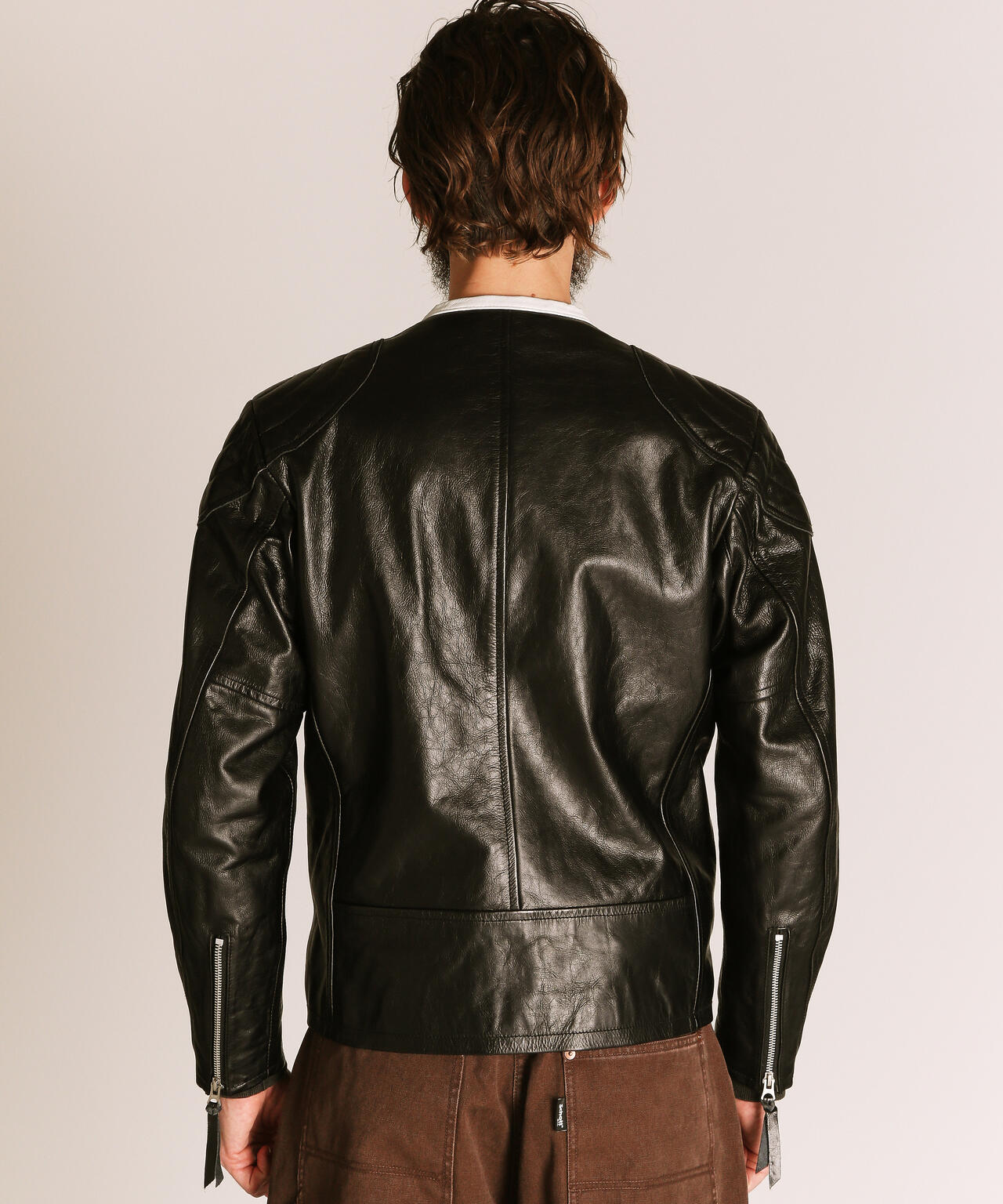 NOCOLLAR RACING JACKET/ノーカラーレーシングジャケット
