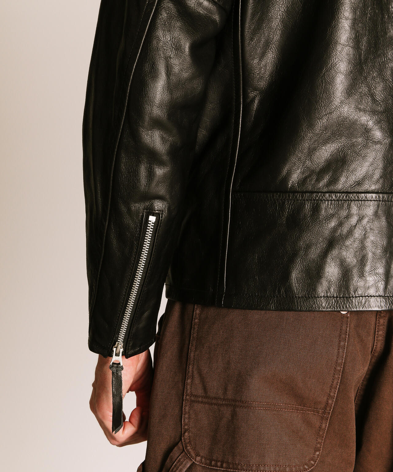 NOCOLLAR RACING JACKET/ノーカラーレーシングジャケット