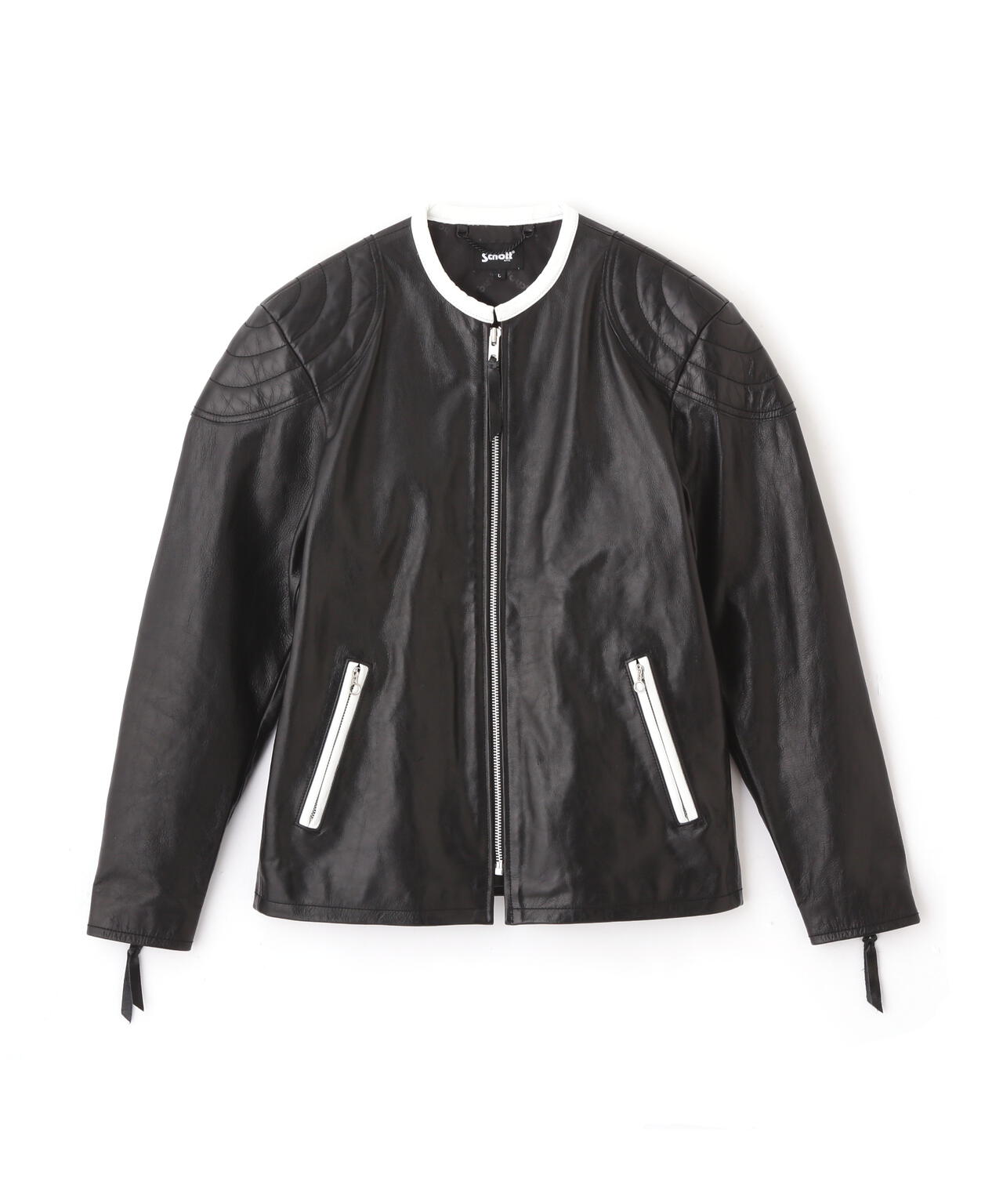NOCOLLAR RACING JACKET/ノーカラーレーシングジャケット