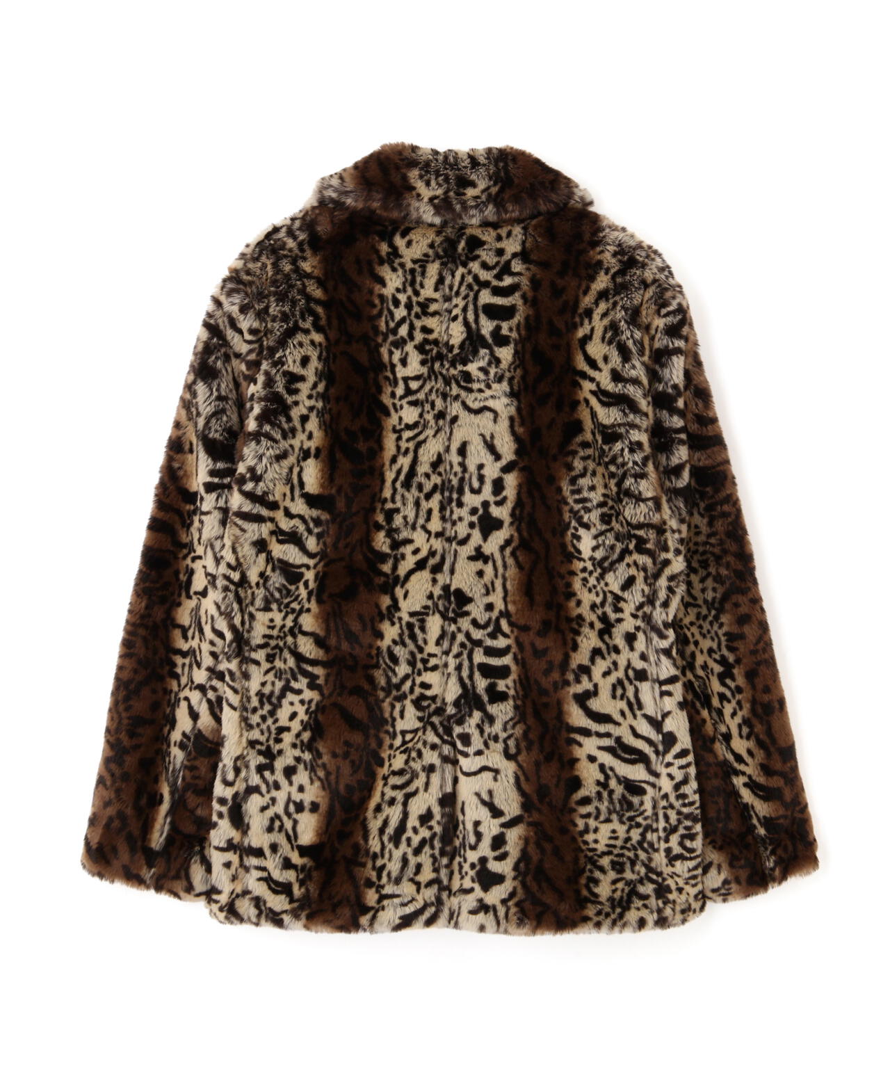 LEOPARD FUR PEACOAT/レオパード ファーコート