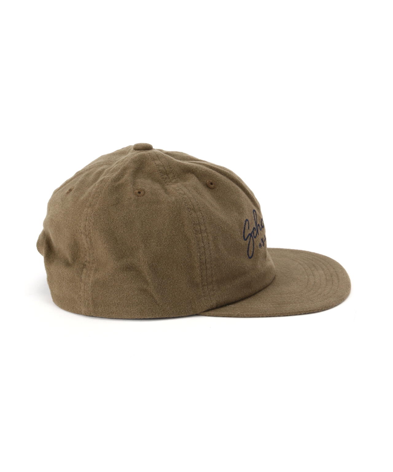 COTTON SUEDE EMB 6P CAP/コットンスウェード 刺繍キャップ
