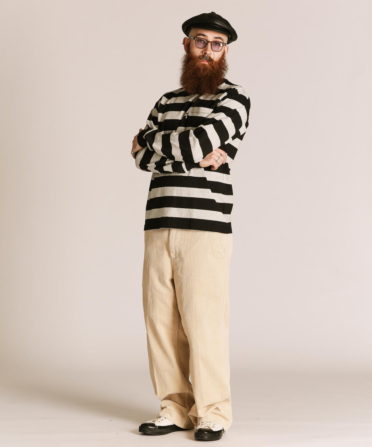 WIDE BORDER L/S T-SHIRT/ワイドボーダー ロンＴ