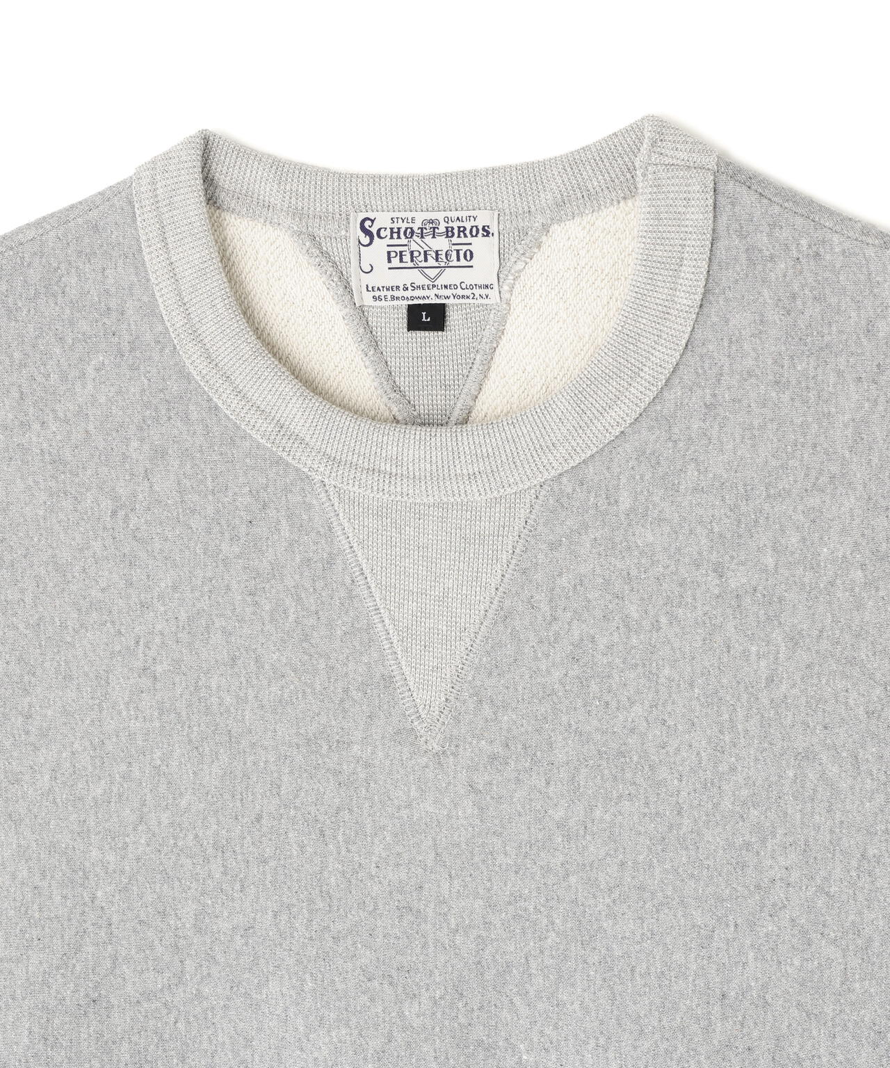 PERFECTO Double V SWEAT/パーフェクトダブル Vスウェット