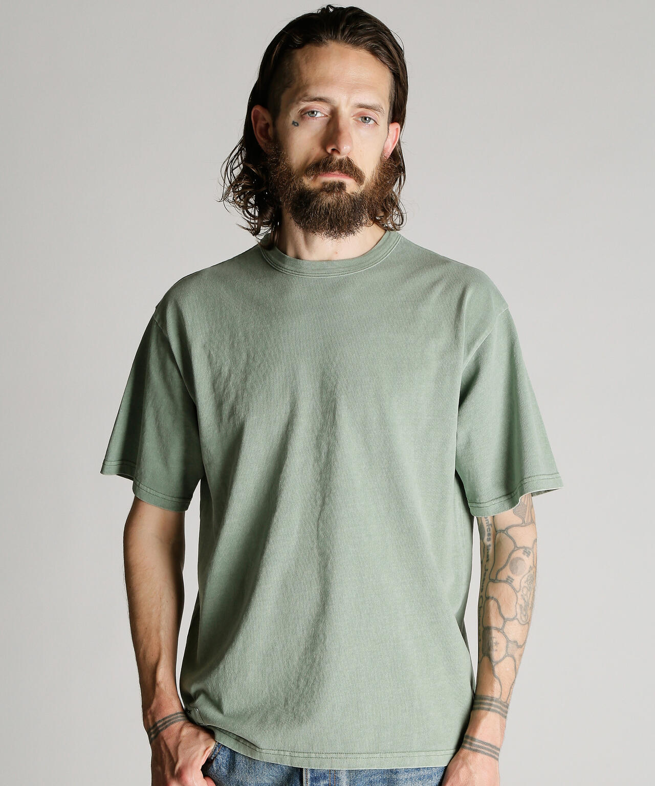PIGMENT O/D SS T-SHIRT/ピグメント オーバーダイ Tシャツ