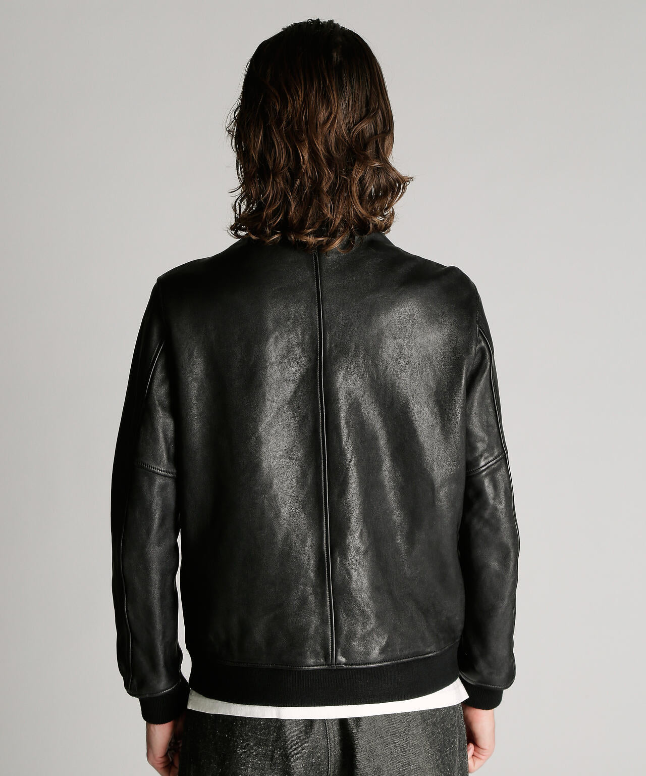 LEATHER JACKET BOWERY/レザージャケット バワリー MA-1
