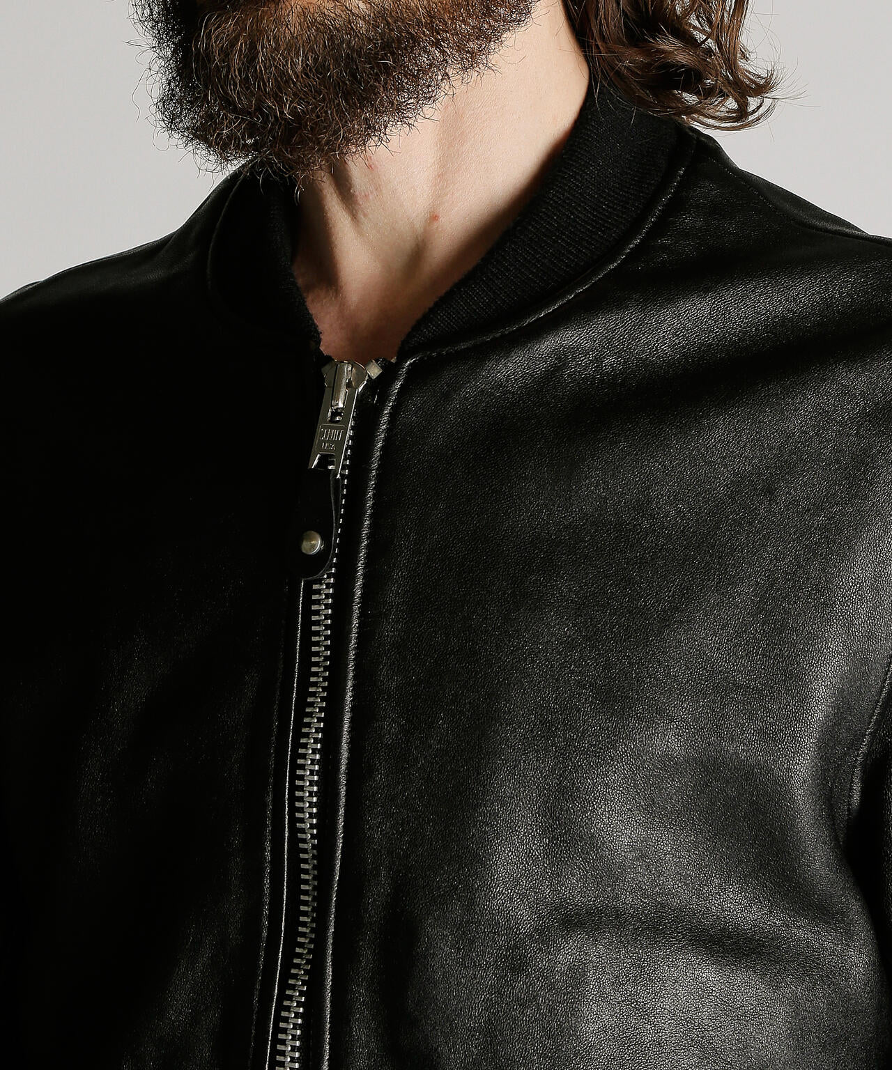 LEATHER JACKET BOWERY/レザージャケット バワリー MA-1