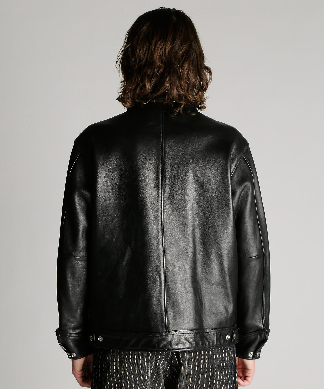 LEATHER TRACKER JACKET/レザートラッカージャケット