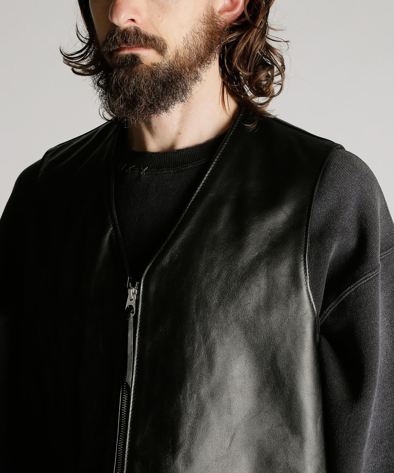 193V LEATHER VEST/レザーベスト
