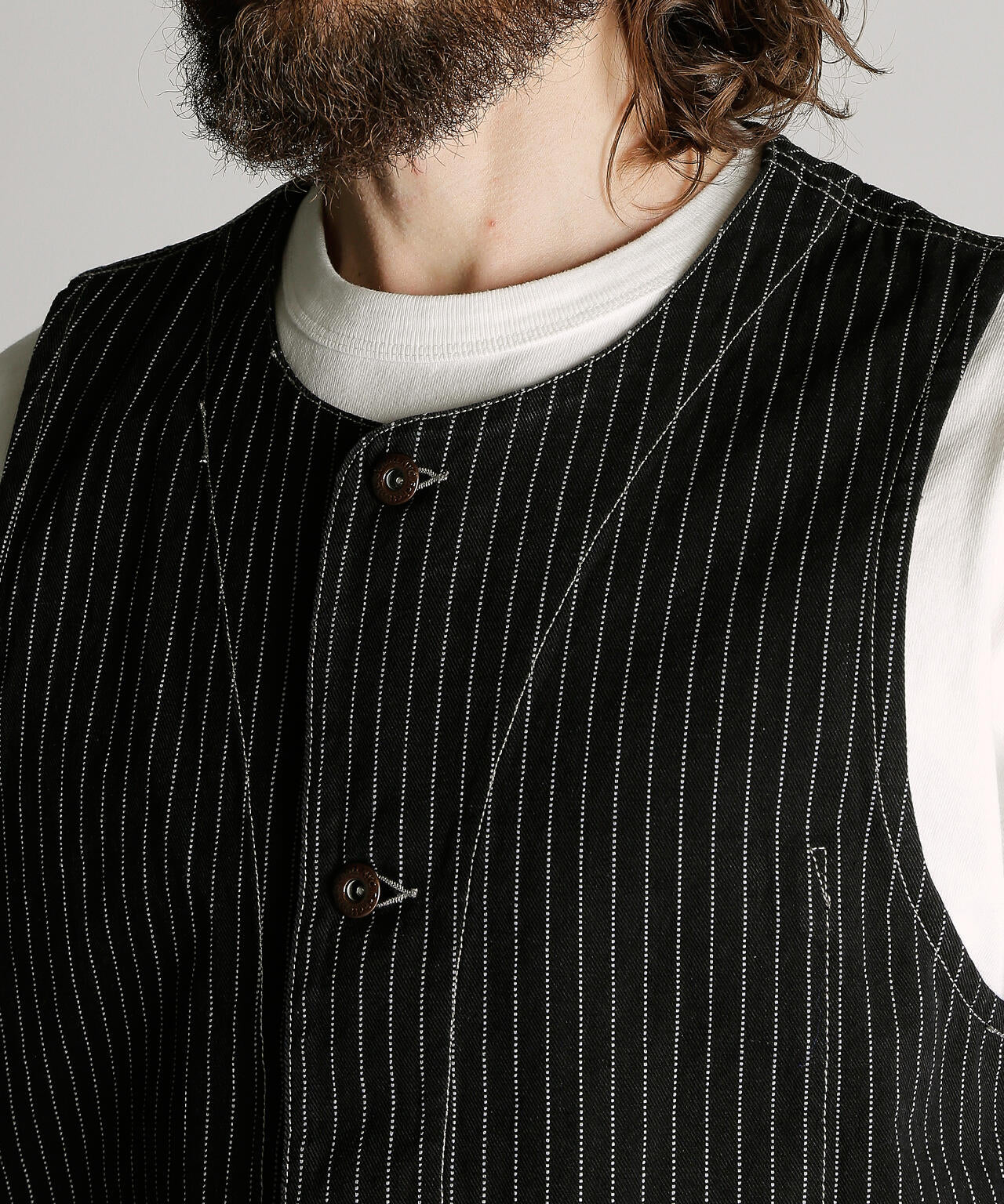 OLD HICKORY DENIM VEST/オールドヒッコリーデニムベスト