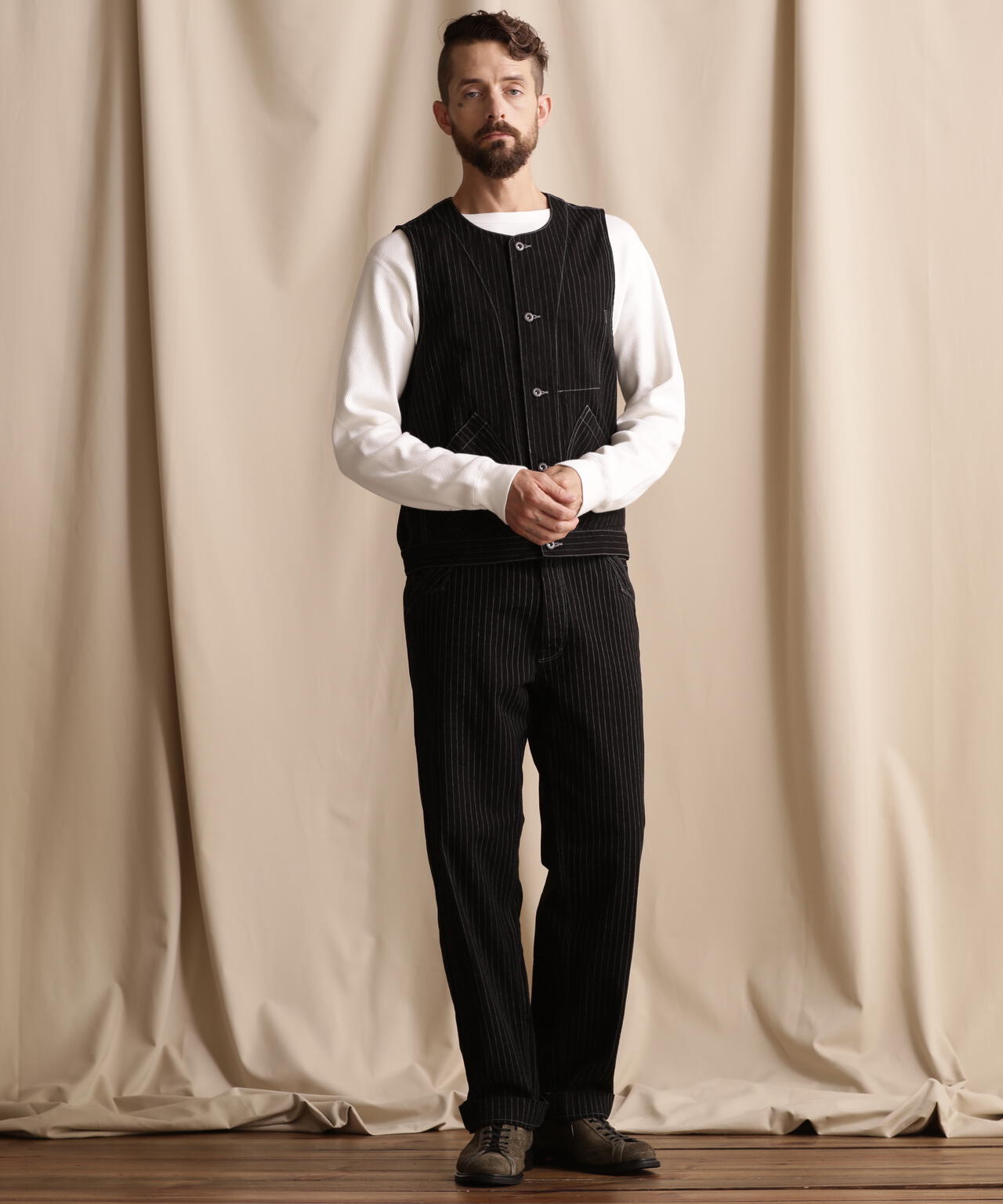 OLD HICKORY DENIM VEST/オールドヒッコリーデニムベスト
