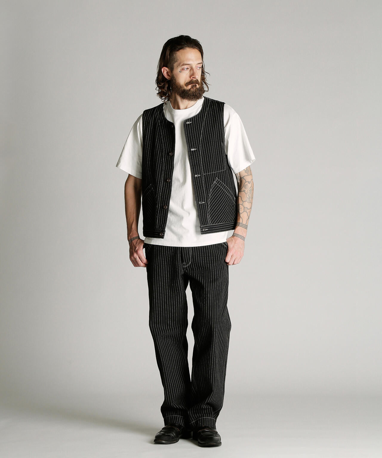 OLD HICKORY DENIM VEST/オールドヒッコリーデニムベスト