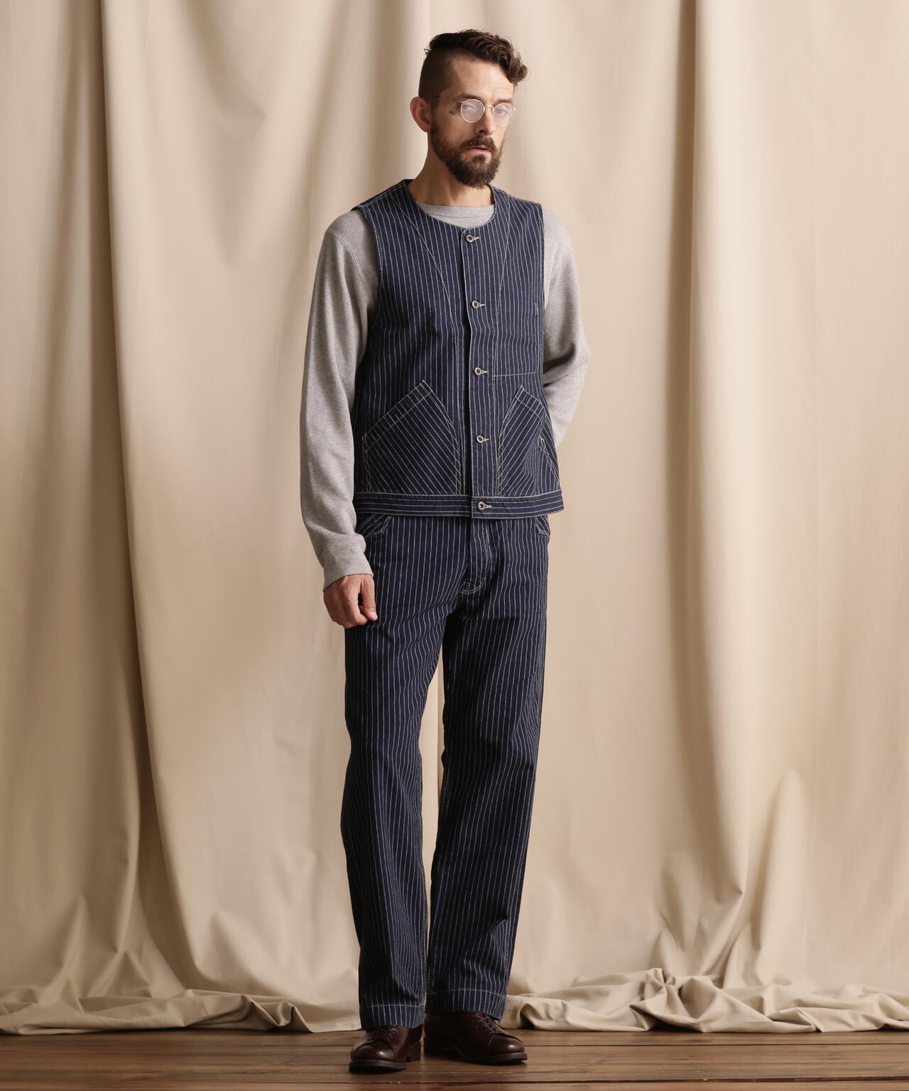 OLD HICKORY DENIM VEST/オールドヒッコリーデニムベスト