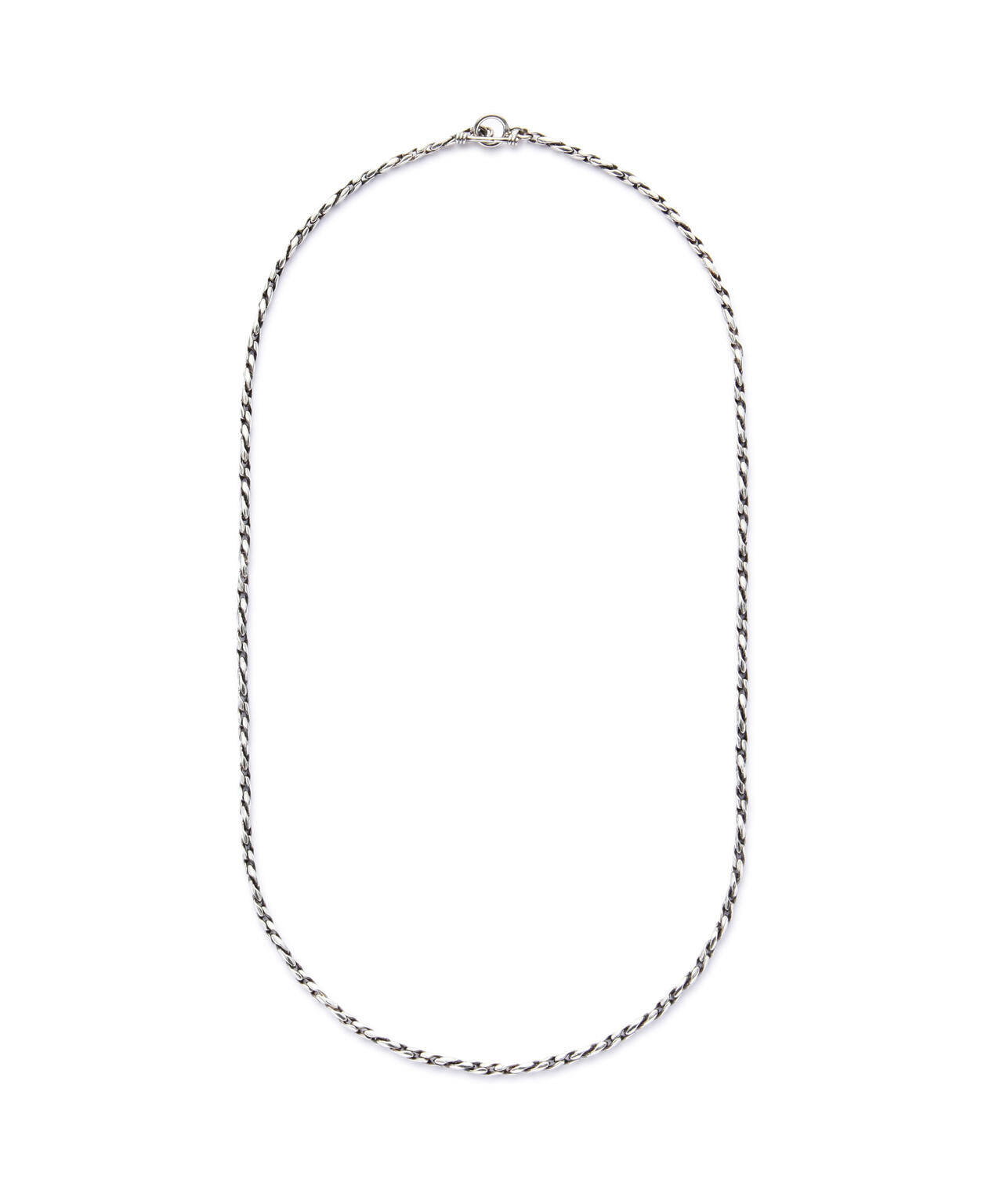 meian/メイアン/STERLING SILVER S-SCREW CHAIN NECKLACE/スクリュー チェーンネックレス