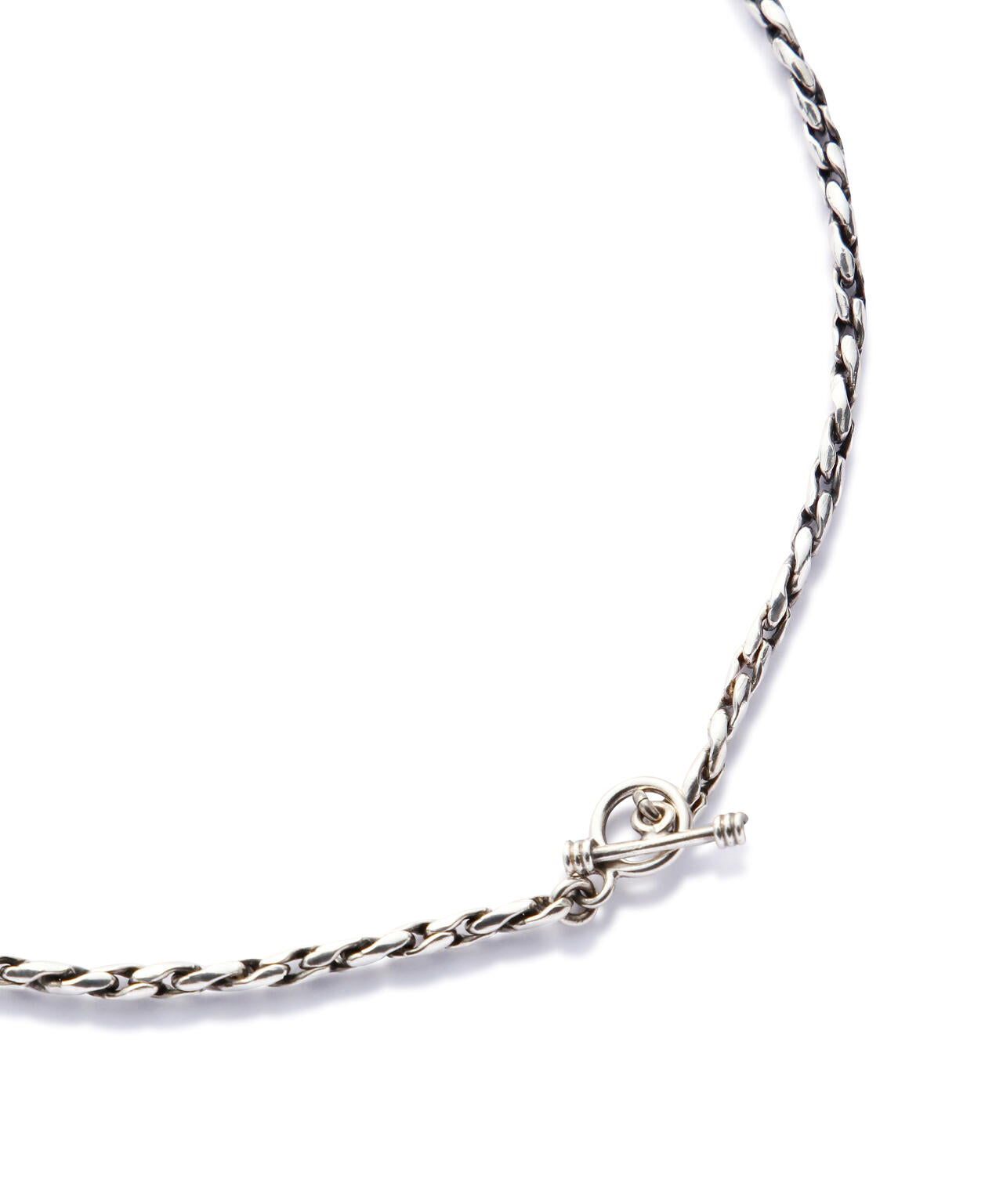 meian/メイアン/STERLING SILVER S-SCREW CHAIN NECKLACE/スクリュー チェーンネックレス