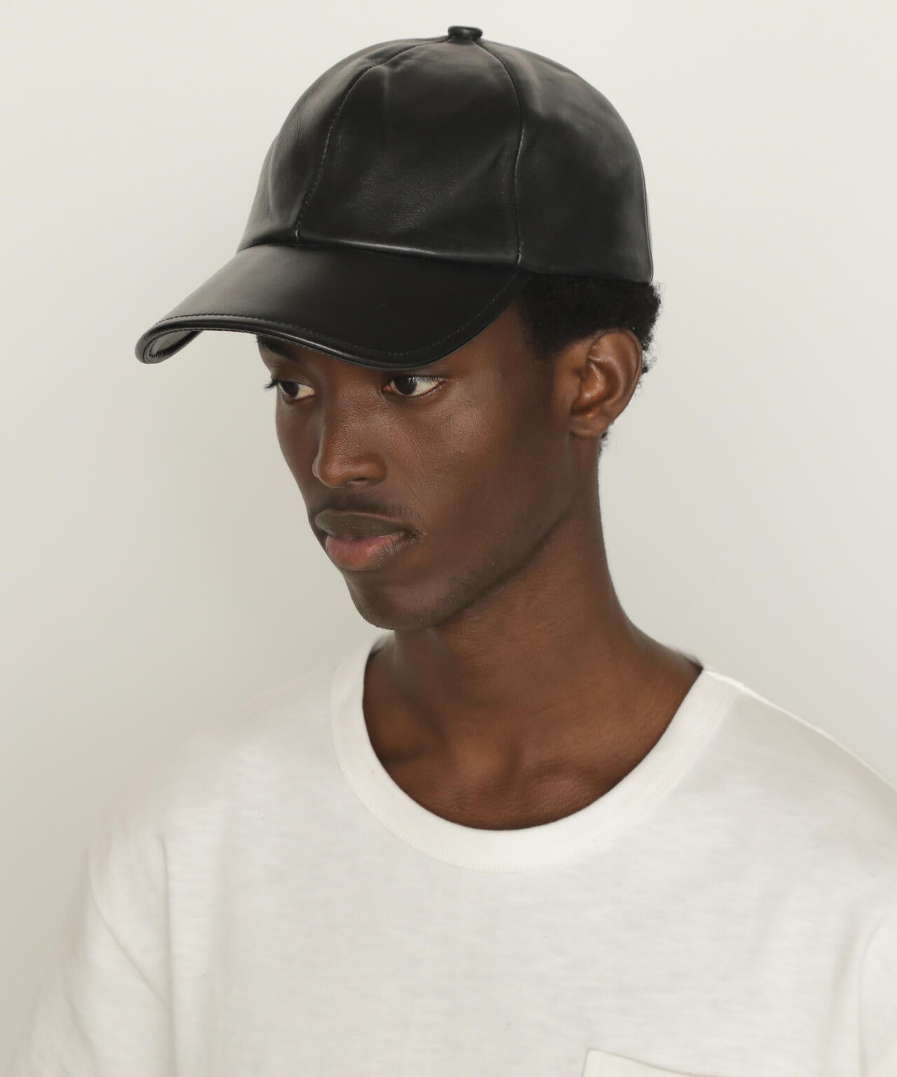 LEATHER B.B CAP/レザー ベースボールキャップ