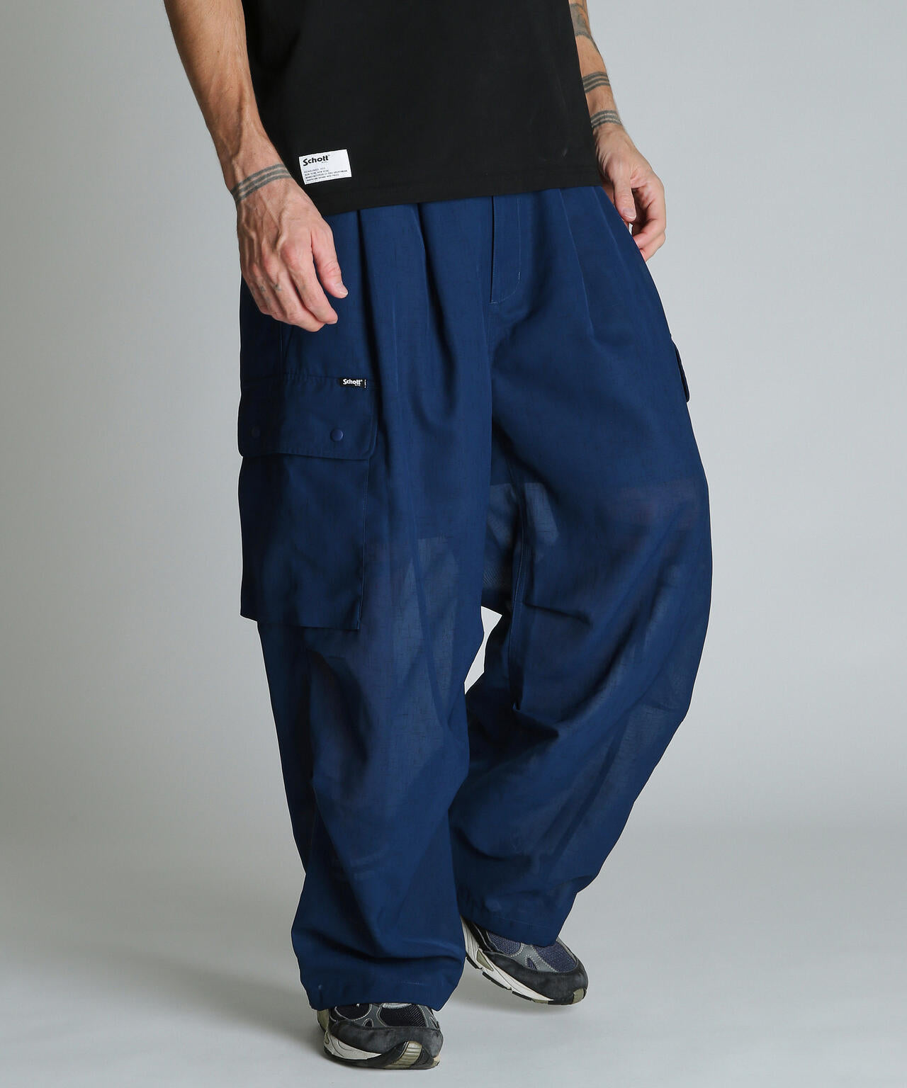 CHIFFON CARGO PANTS/シフォン カーゴパンツ