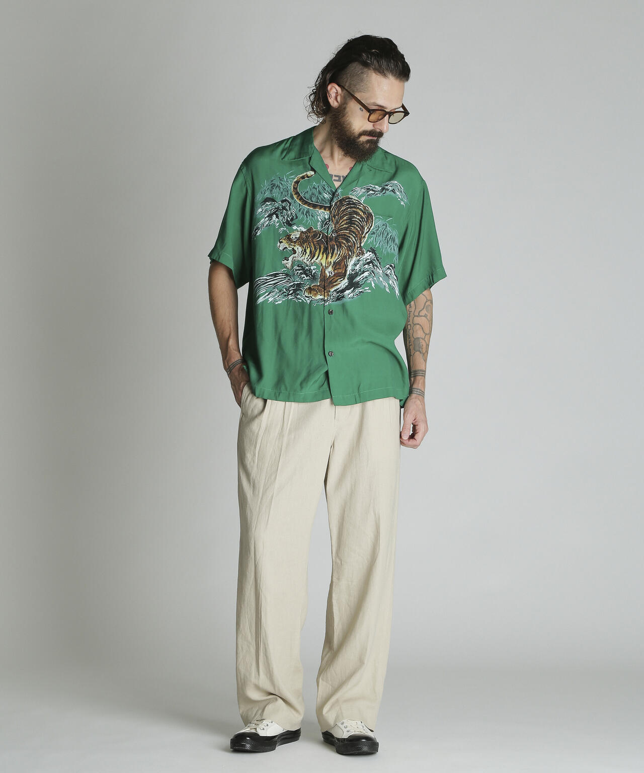LINEN TROUSERS/リネン トラウザー