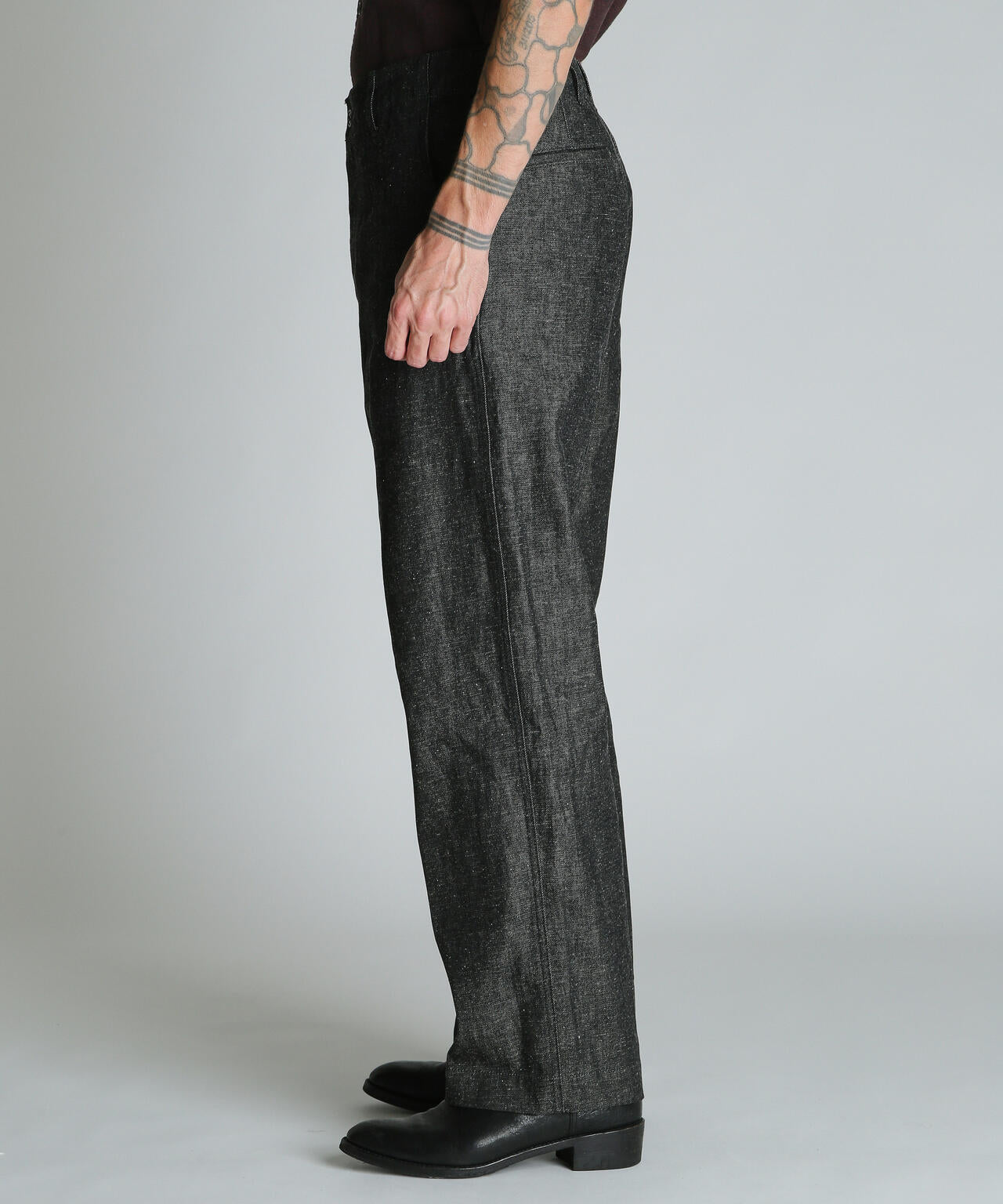 NEP DENIM  RAW TROUSERS/ネップデニム ロウトラウザーズ