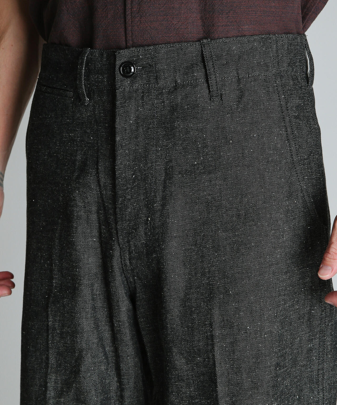 NEP DENIM  RAW TROUSERS/ネップデニム ロウトラウザーズ