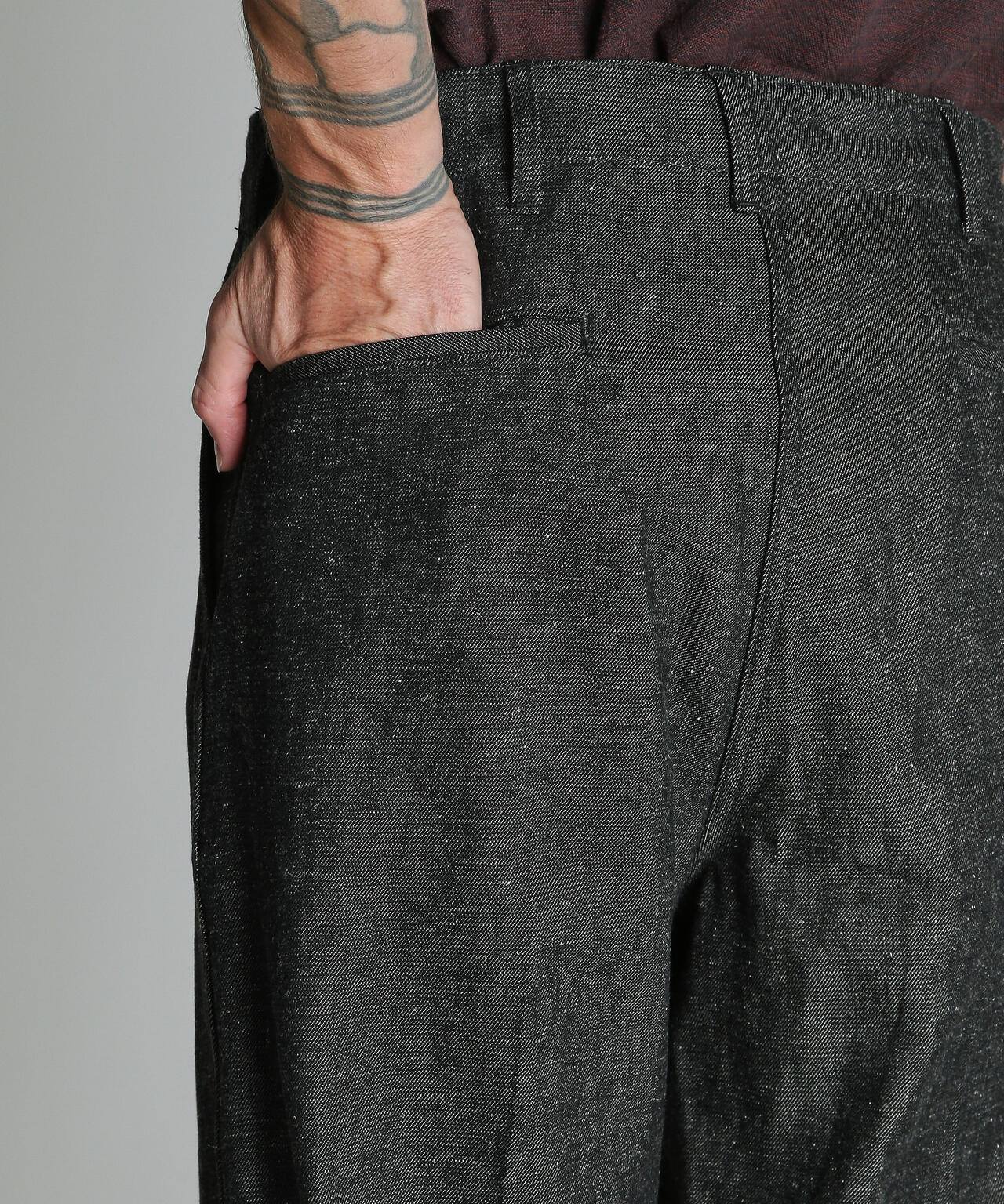 NEP DENIM  RAW TROUSERS/ネップデニム ロウトラウザーズ