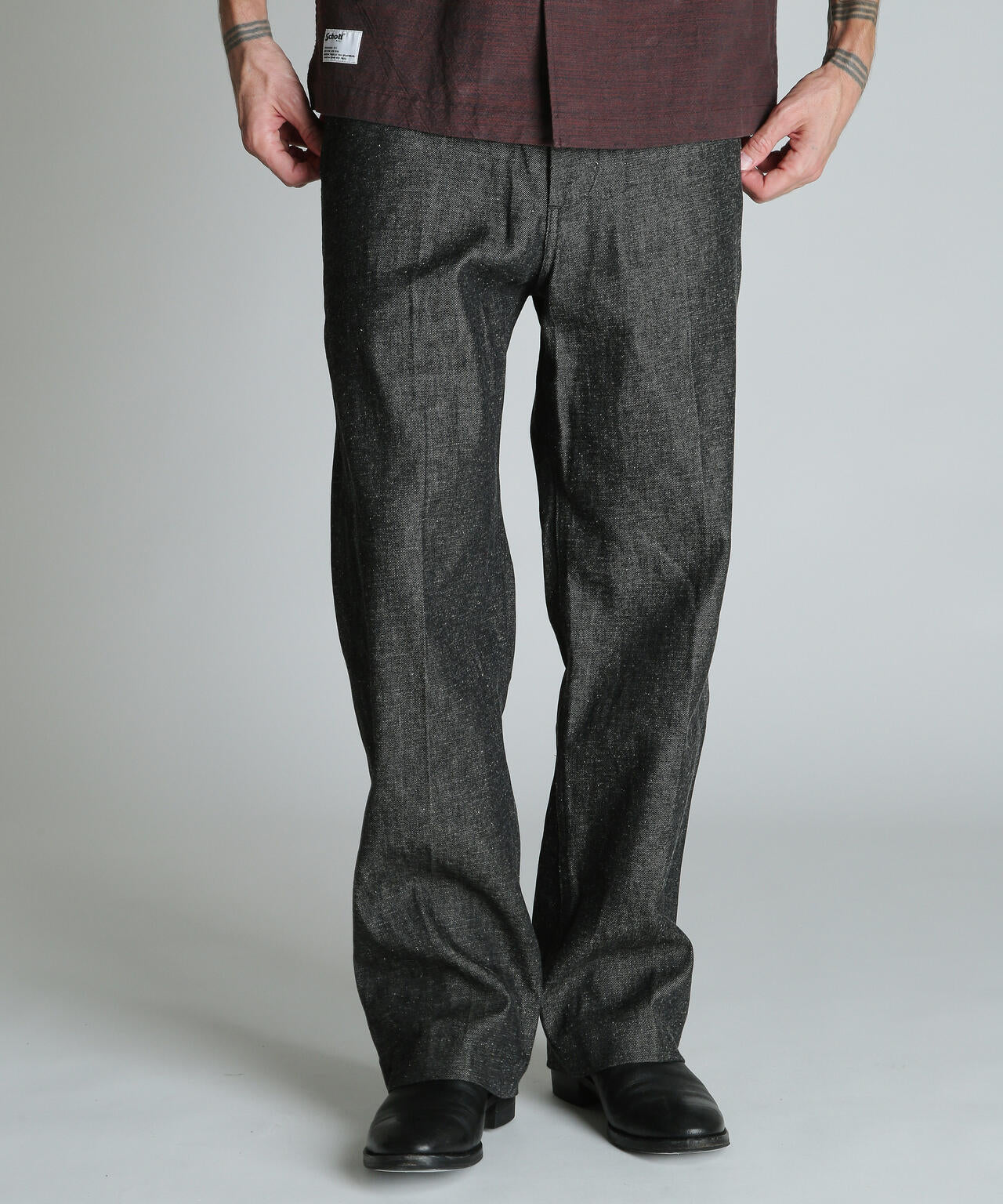 NEP DENIM  RAW TROUSERS/ネップデニム ロウトラウザーズ