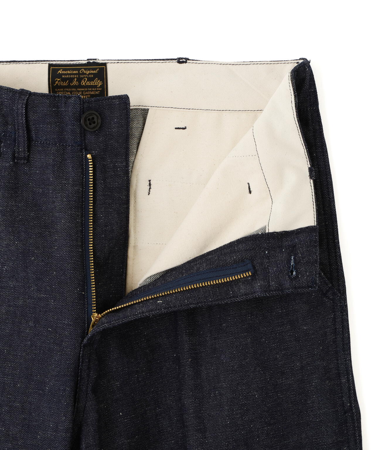 NEP DENIM  RAW TROUSERS/ネップデニム ロウトラウザーズ