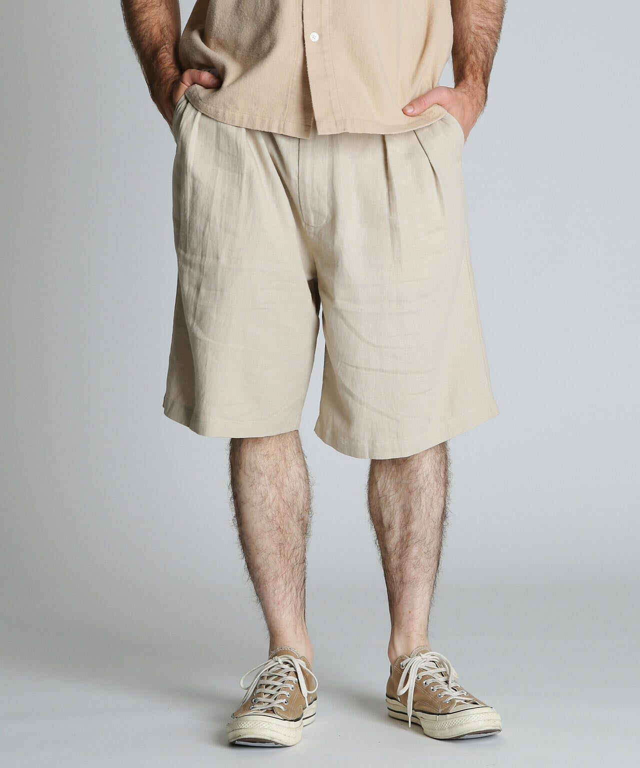 LINEN SHORTS/リネン ショーツ