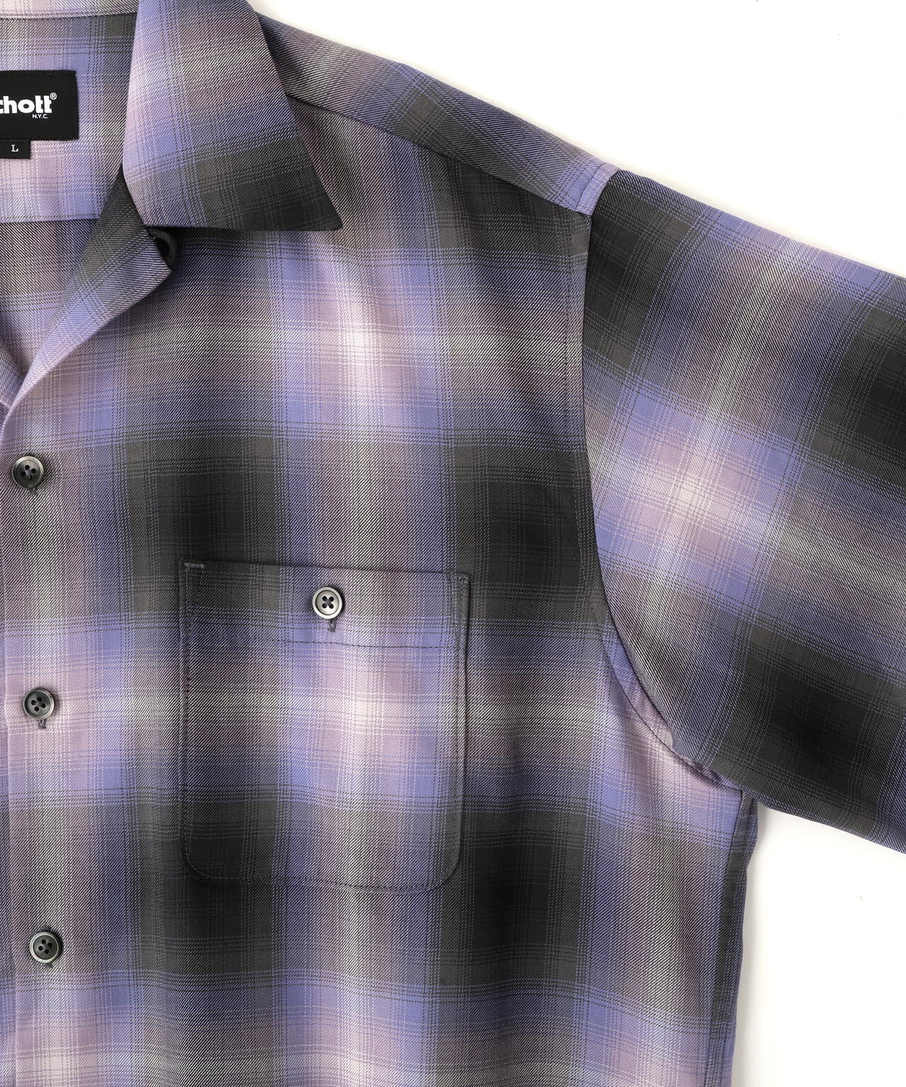 OMBRE CHECK SHIRT/オンブレチェックシャツ