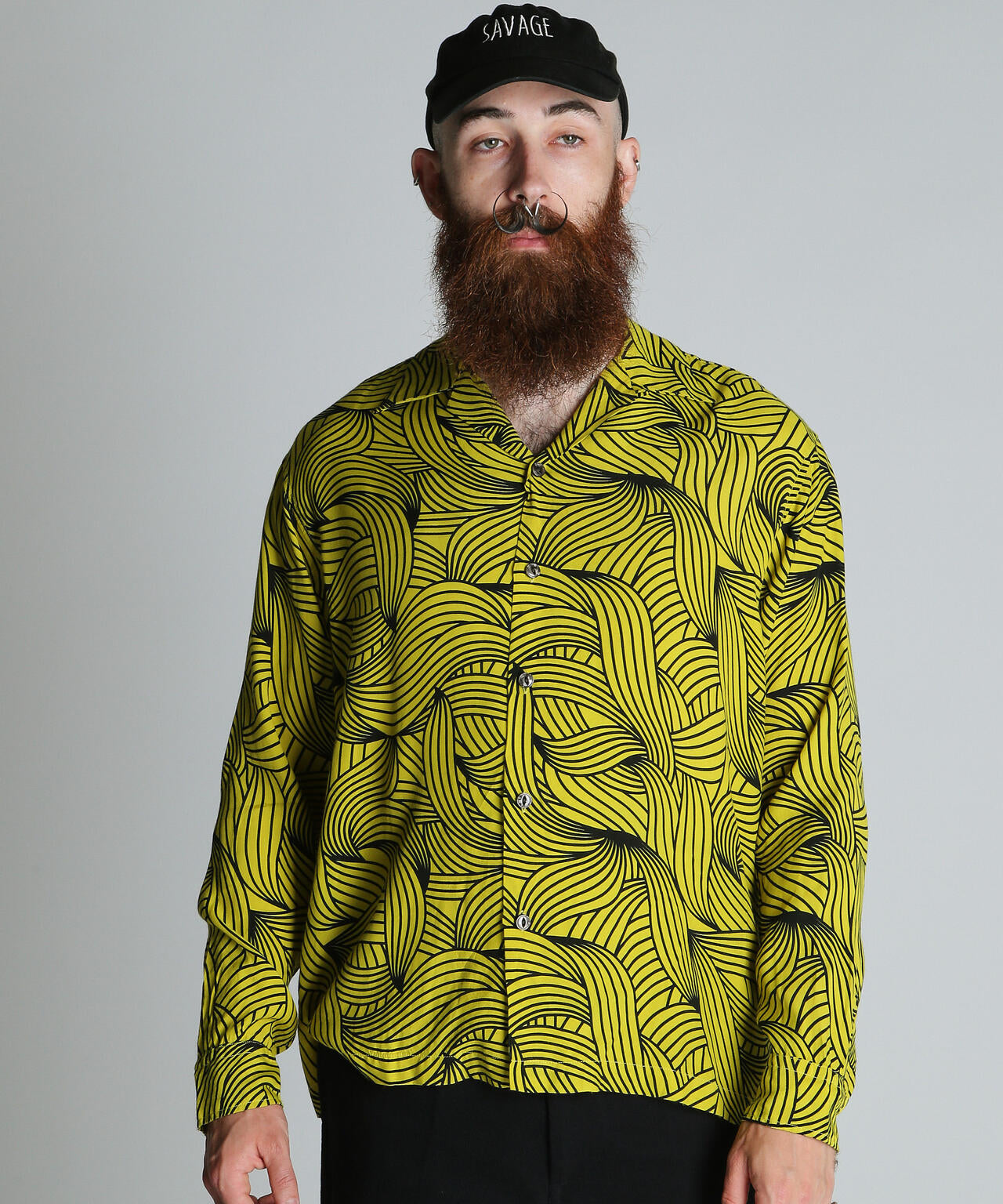 BANANA RAYON SHIRT/バナナ レーヨンシャツ