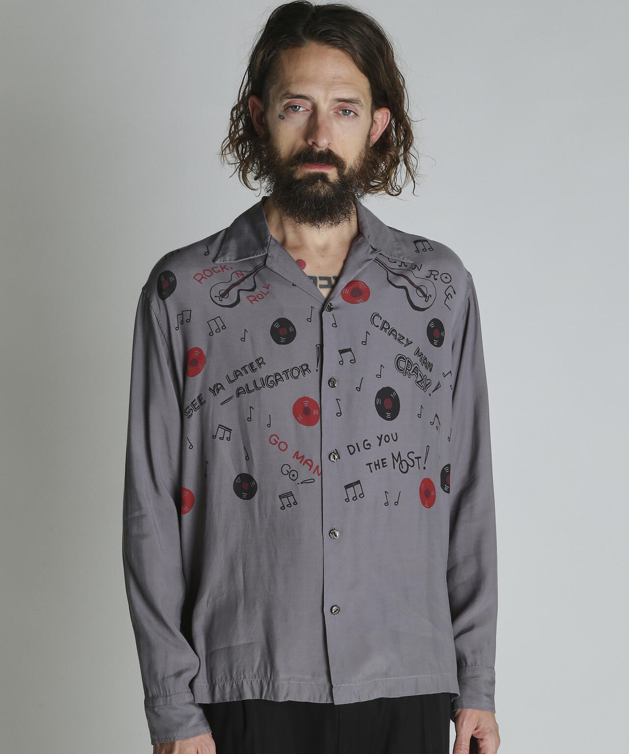 ROCK'N ROLL RAYON SHIRT/ロックンロール レーヨンシャツ