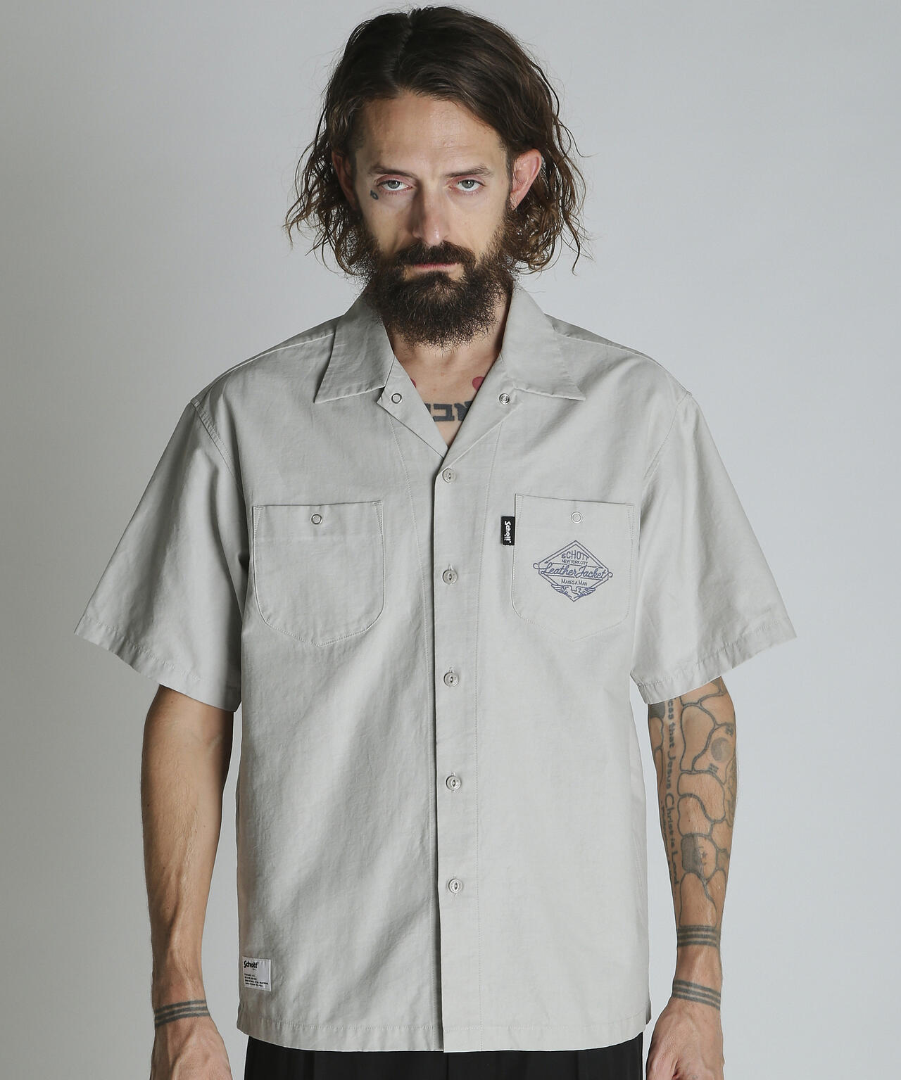 NC SHIRT EMB/エヌシー 刺繍 シャツ