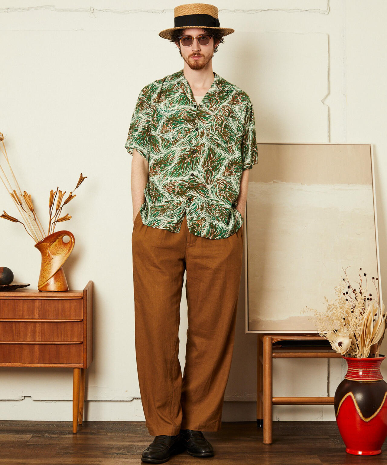 HORSE RAYON SHIRT/ホース レーヨン シャツ