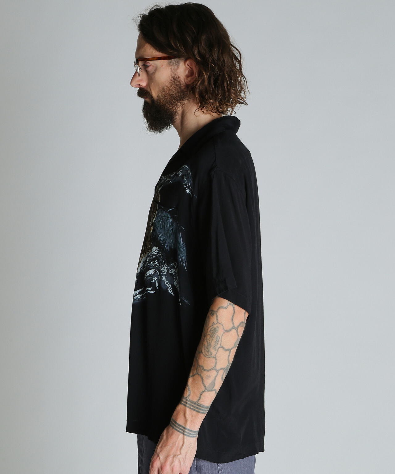 TIGER RAYON SHIRT/タイガー レーヨン シャツ