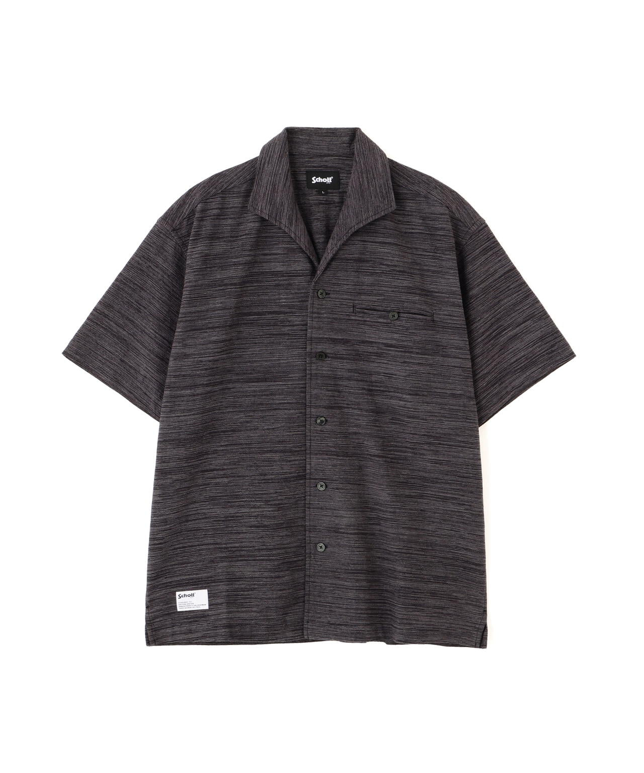 MIX SHARK COLLAR SS SHIRT/ミックス シャークカラー 半袖シャツ