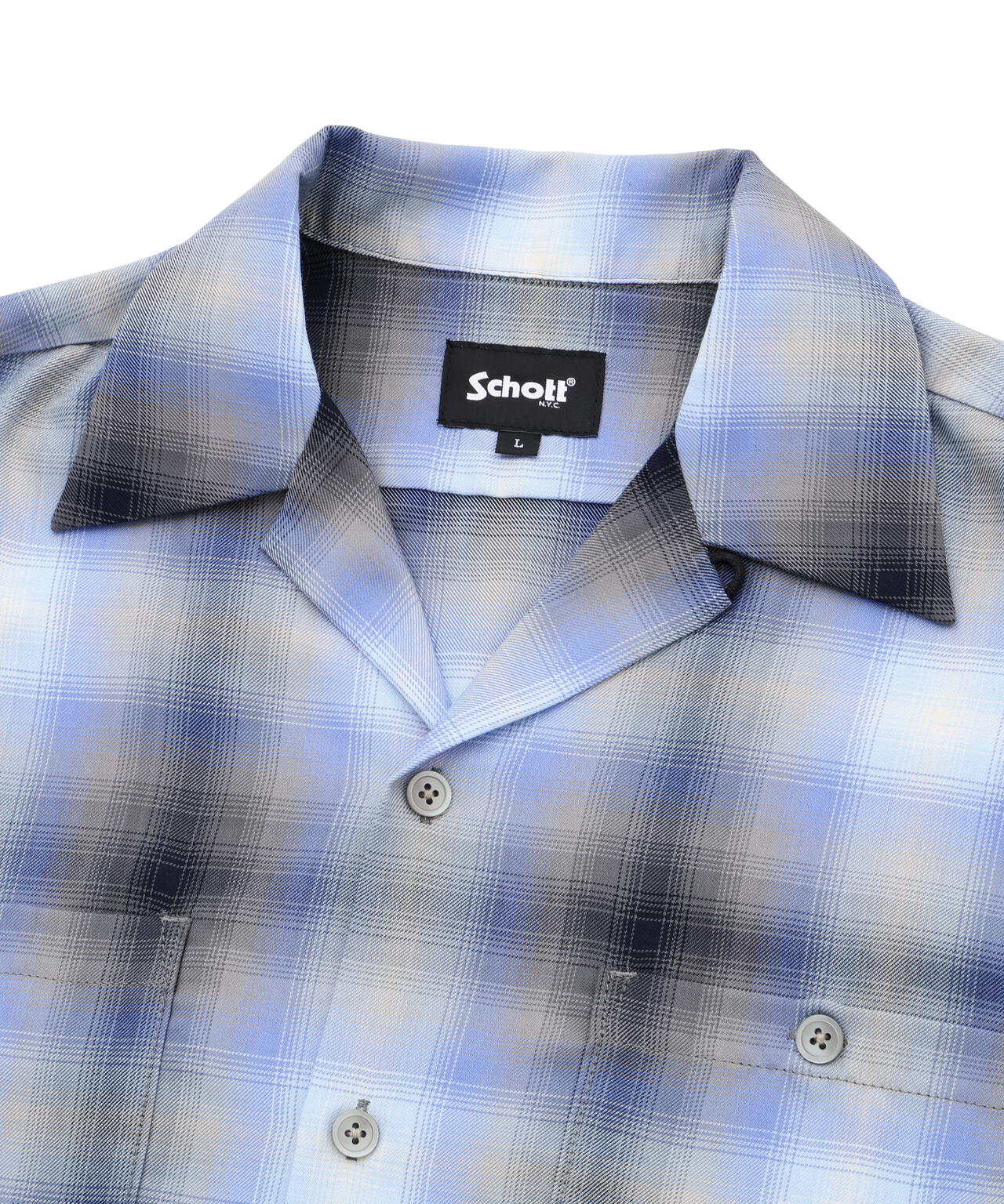 OMBRE SS SHIRT/オンブレ 半袖シャツ