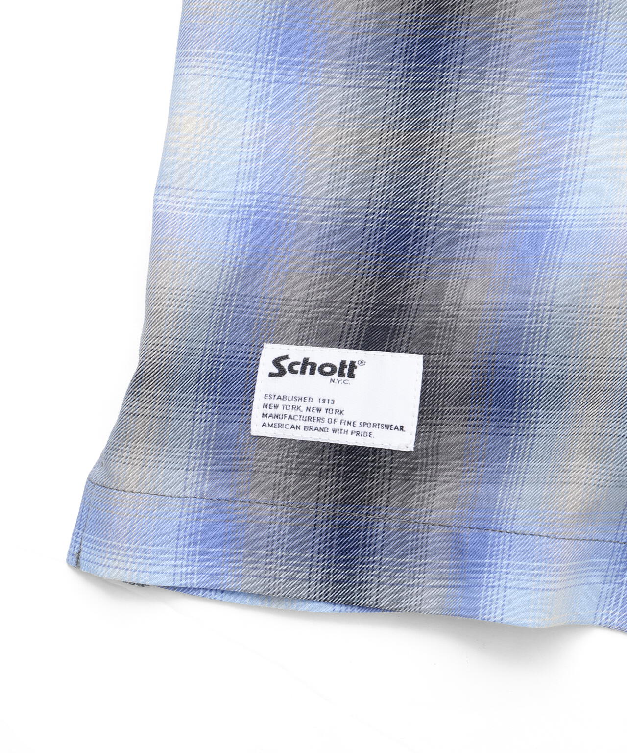 OMBRE SS SHIRT/オンブレ 半袖シャツ
