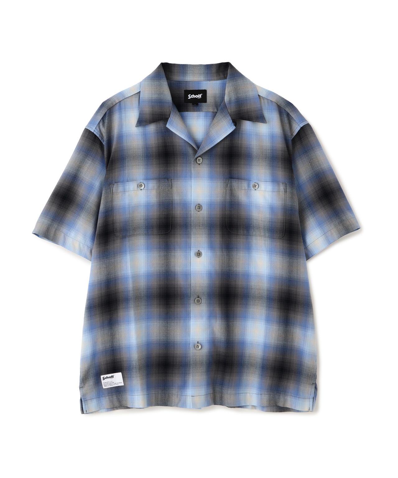 OMBRE SS SHIRT/オンブレ 半袖シャツ