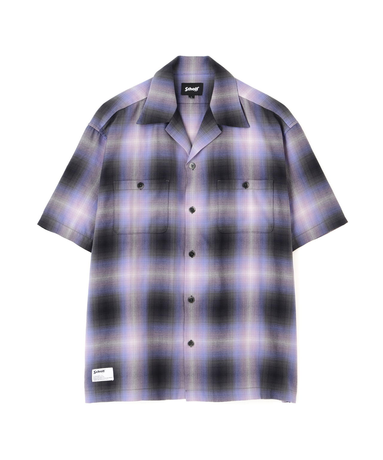 OMBRE SS SHIRT/オンブレ 半袖シャツ