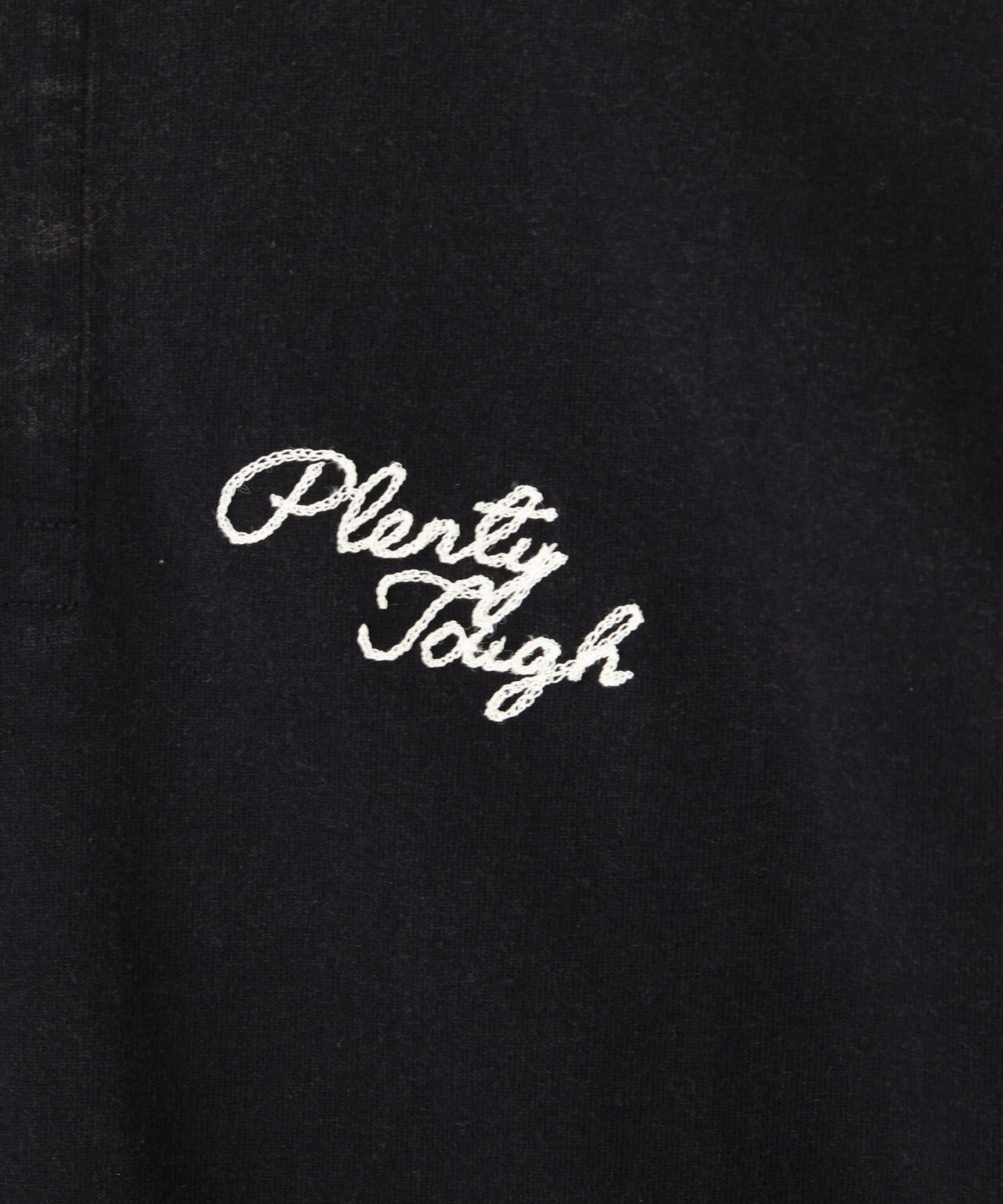 PLENTY TOUGH EMB. HENLEY LS T-SHIRT/プレンティタフ 刺繍ヘンリーネックロンT