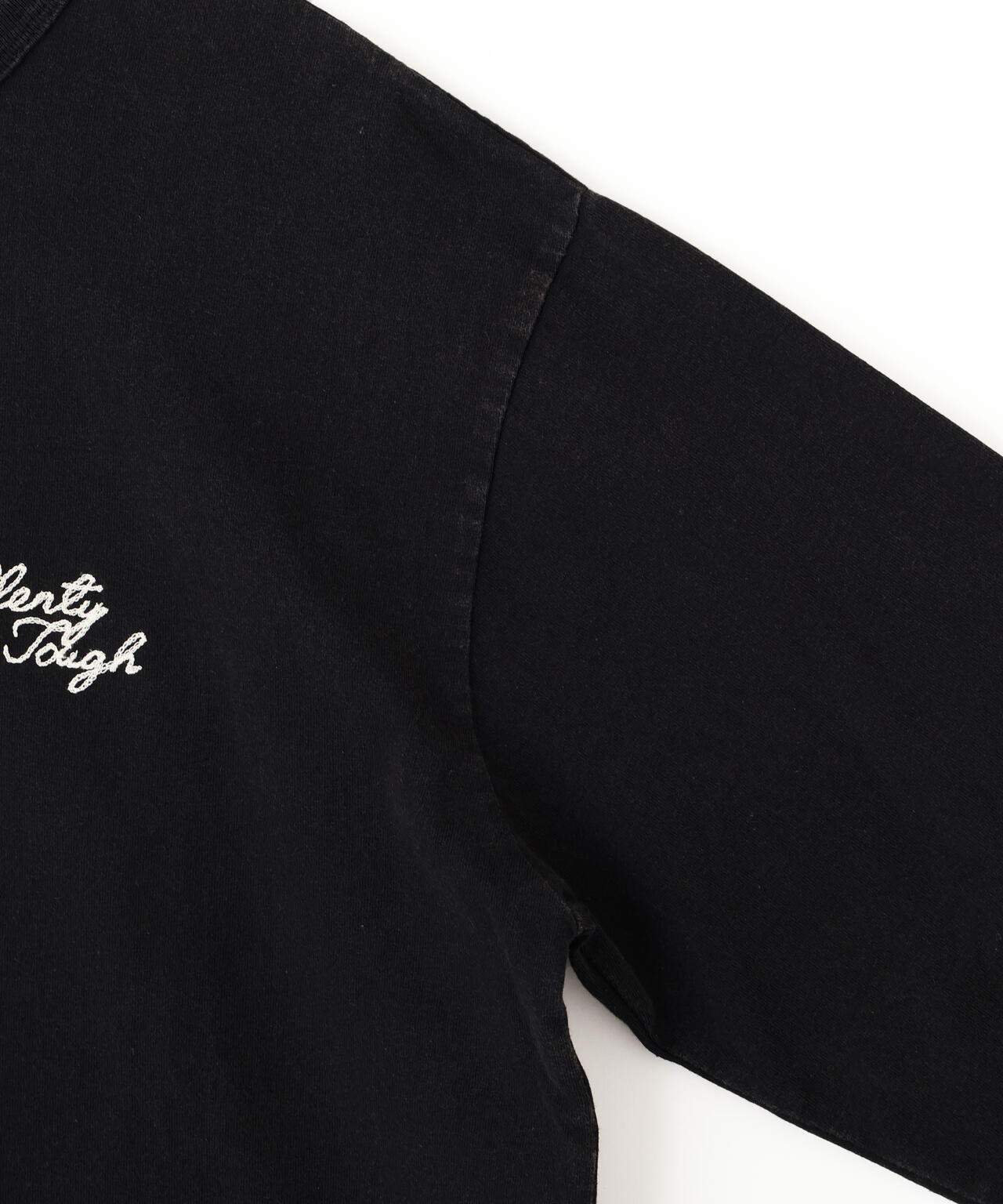 PLENTY TOUGH EMB. HENLEY LS T-SHIRT/プレンティタフ 刺繍ヘンリーネックロンT