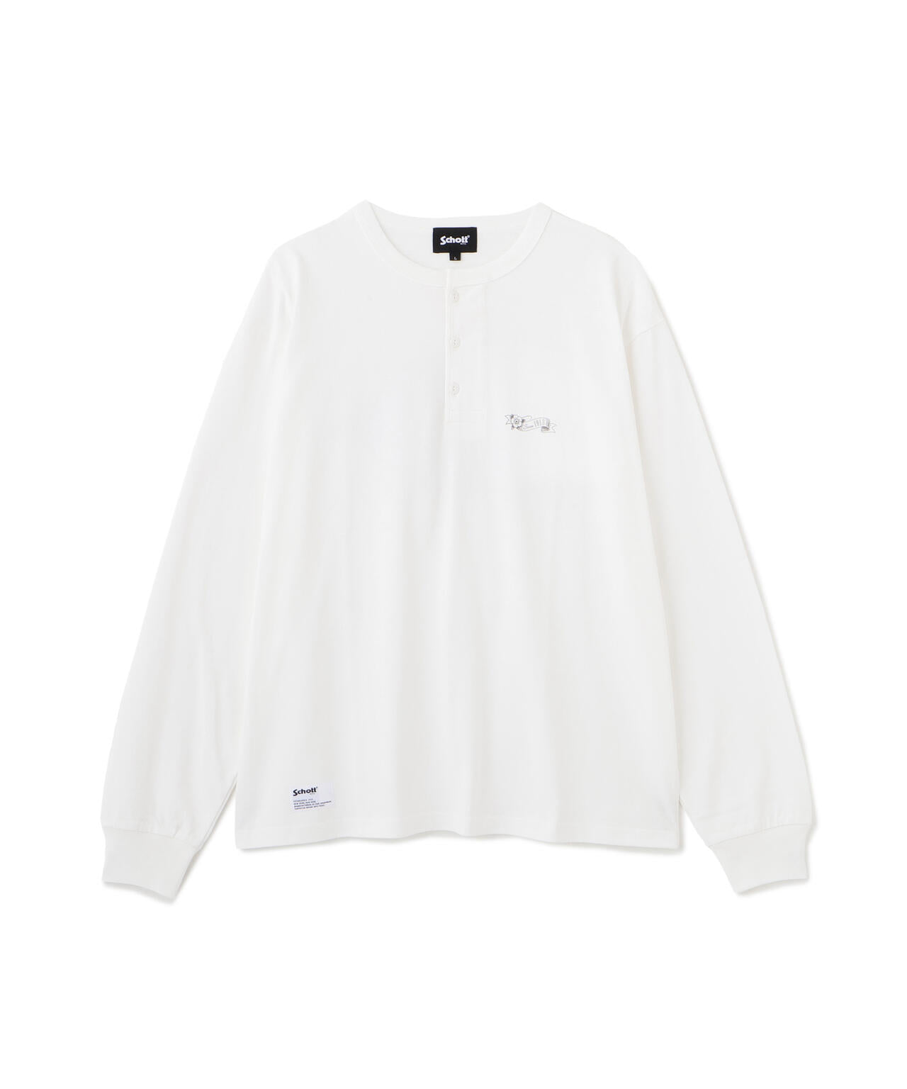 SHAKEHAND HENLEY LS T-SHIRT/シェイクハンド ヘンリーロンT