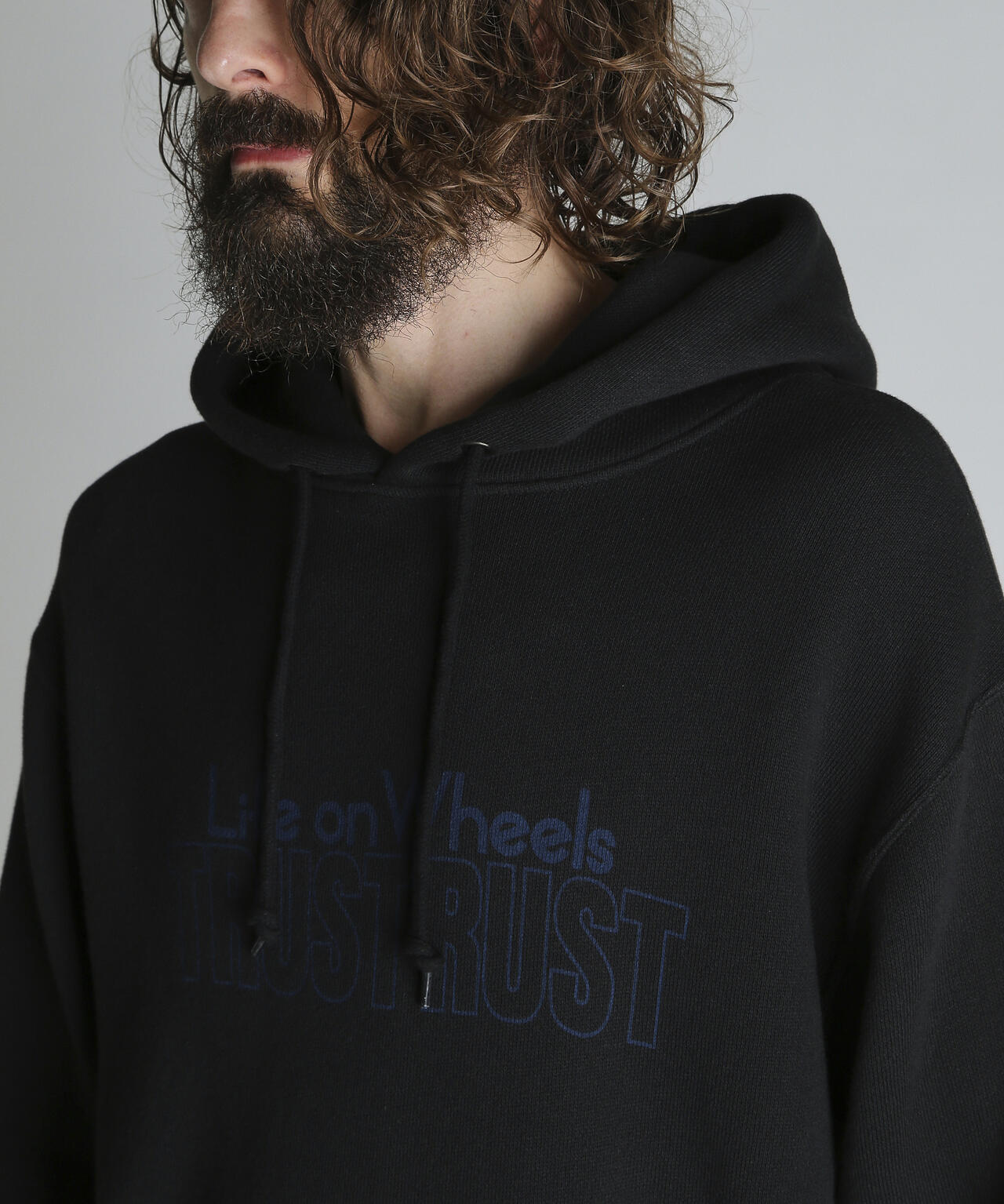 TRUST RUST HOODED KNIT SWEAT/トラストラスト ニットスウェット パーカー