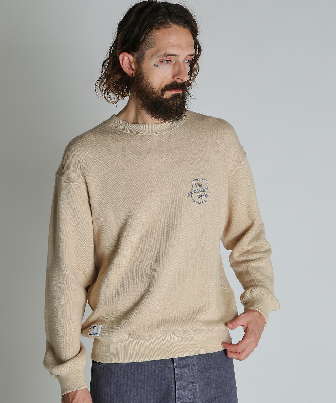 SHIELD CREW KNIT SWEAT/シールド クルー ニットスウェット