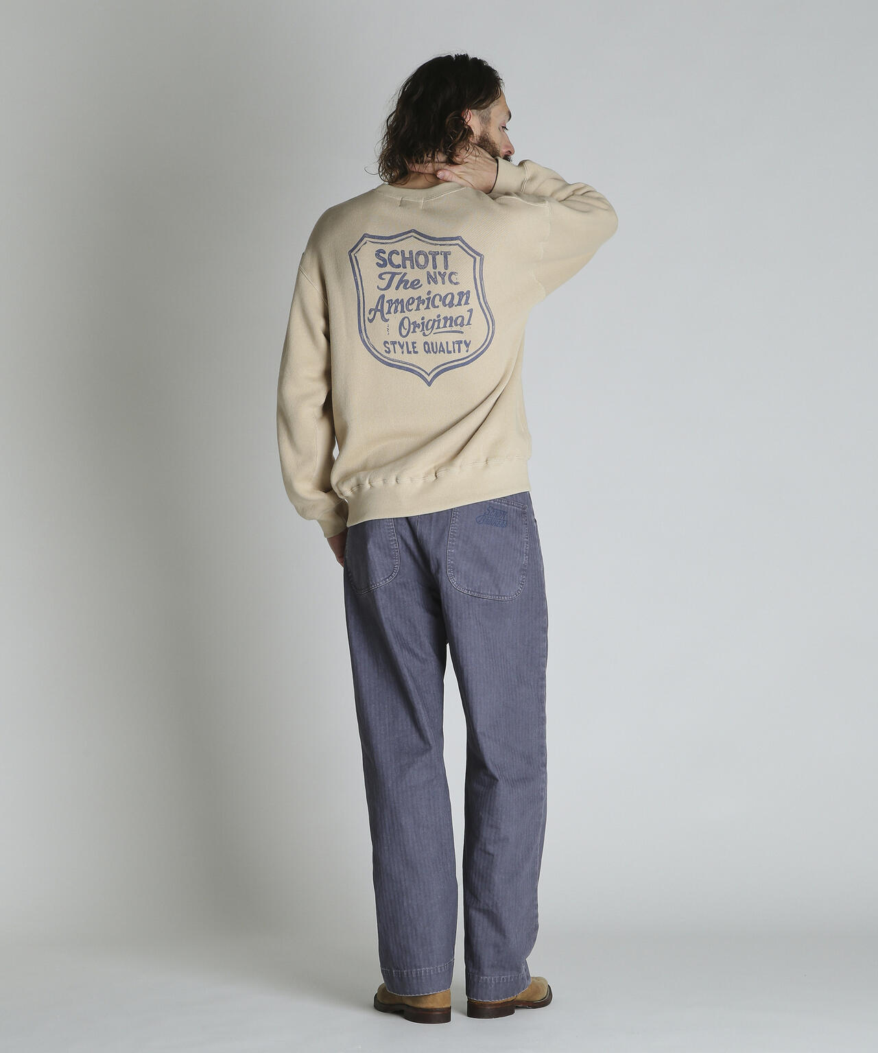 SHIELD CREW KNIT SWEAT/シールド クルー ニットスウェット