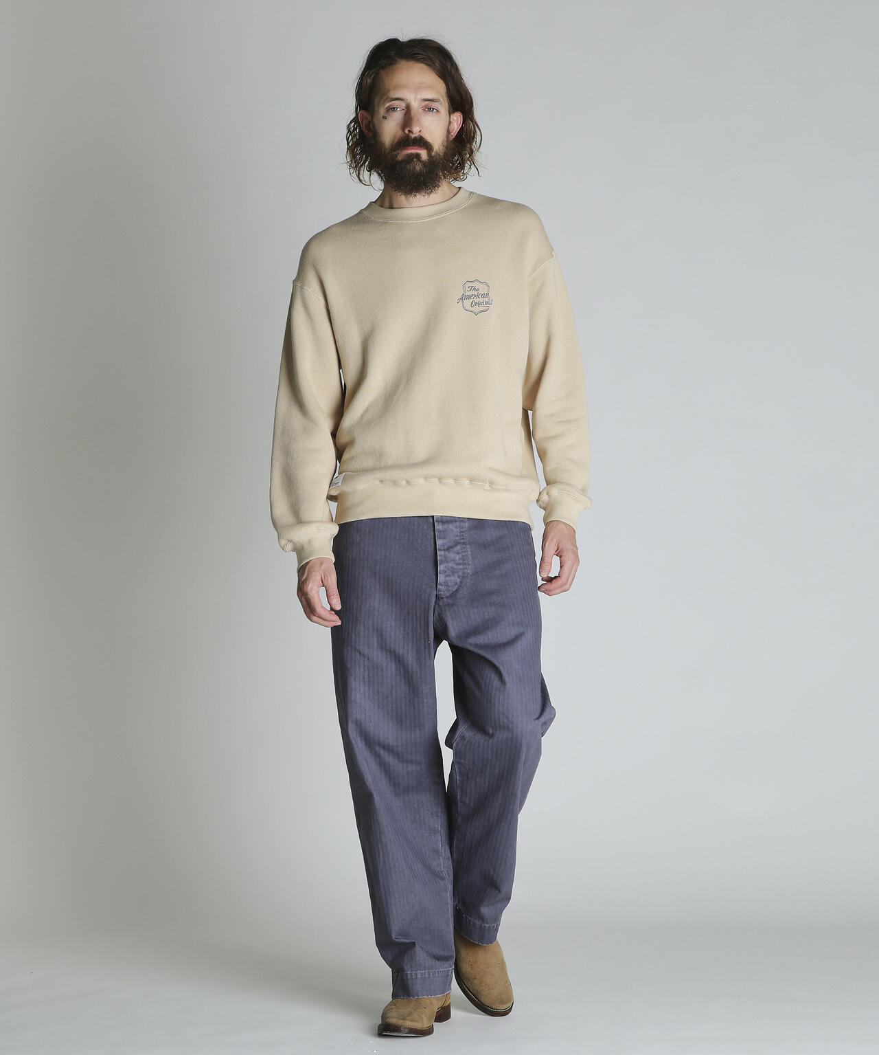 SHIELD CREW KNIT SWEAT/シールド クルー ニットスウェット