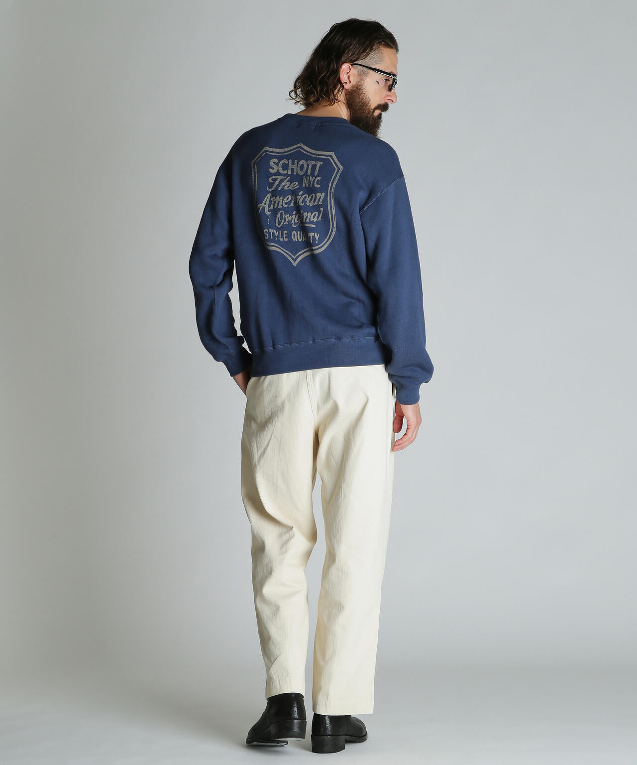 SHIELD CREW KNIT SWEAT/シールド クルー ニットスウェット