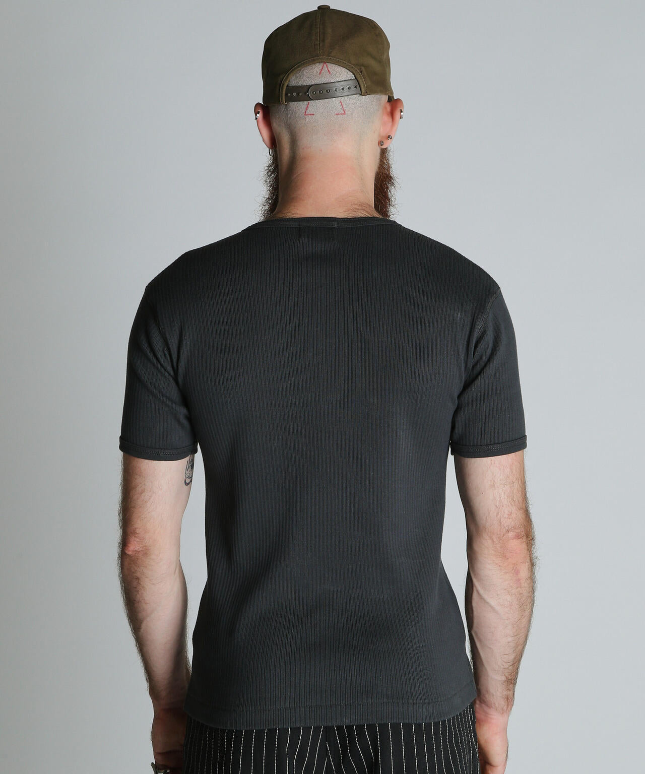 ARMY RIB HENLEY T-SHIRT/アーミーリブヘンリーネック Tシャツ
