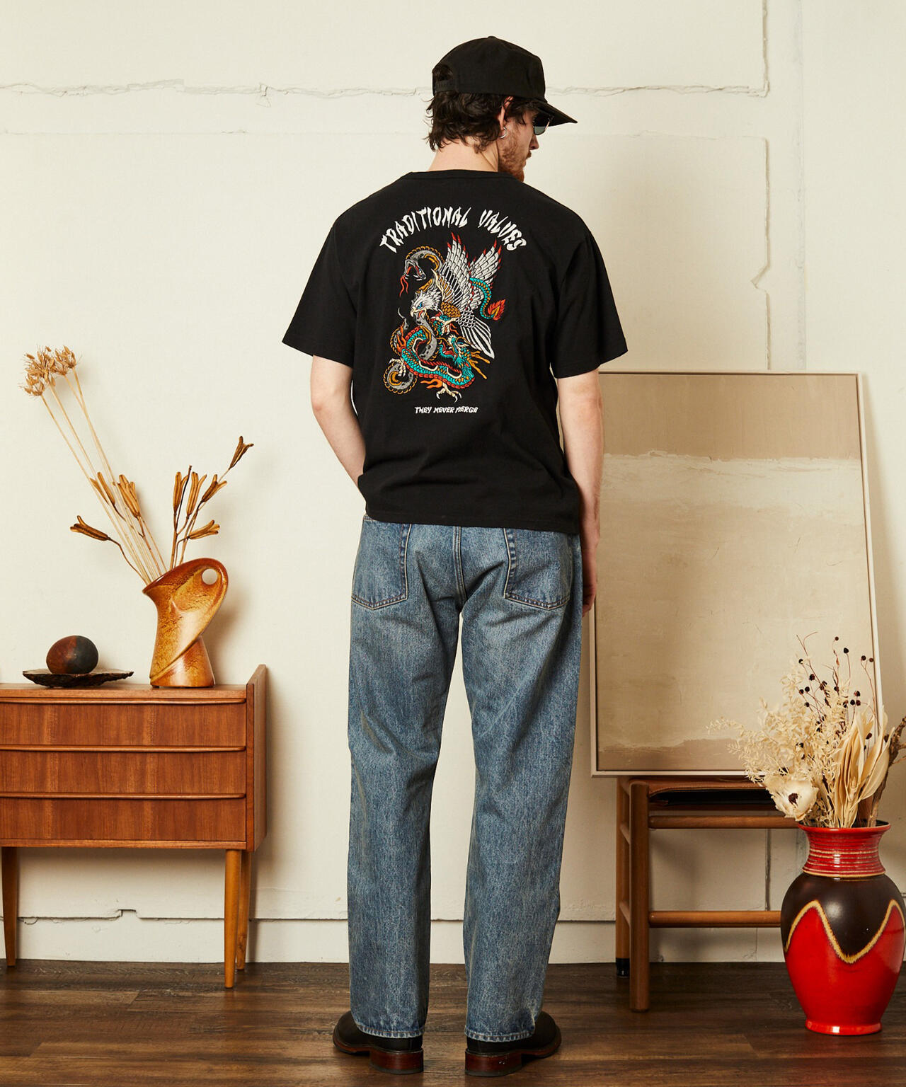 BATTLE ROYALE EMB. T-SHIRT/バトル ロワイヤル 刺繍 Ｔシャツ