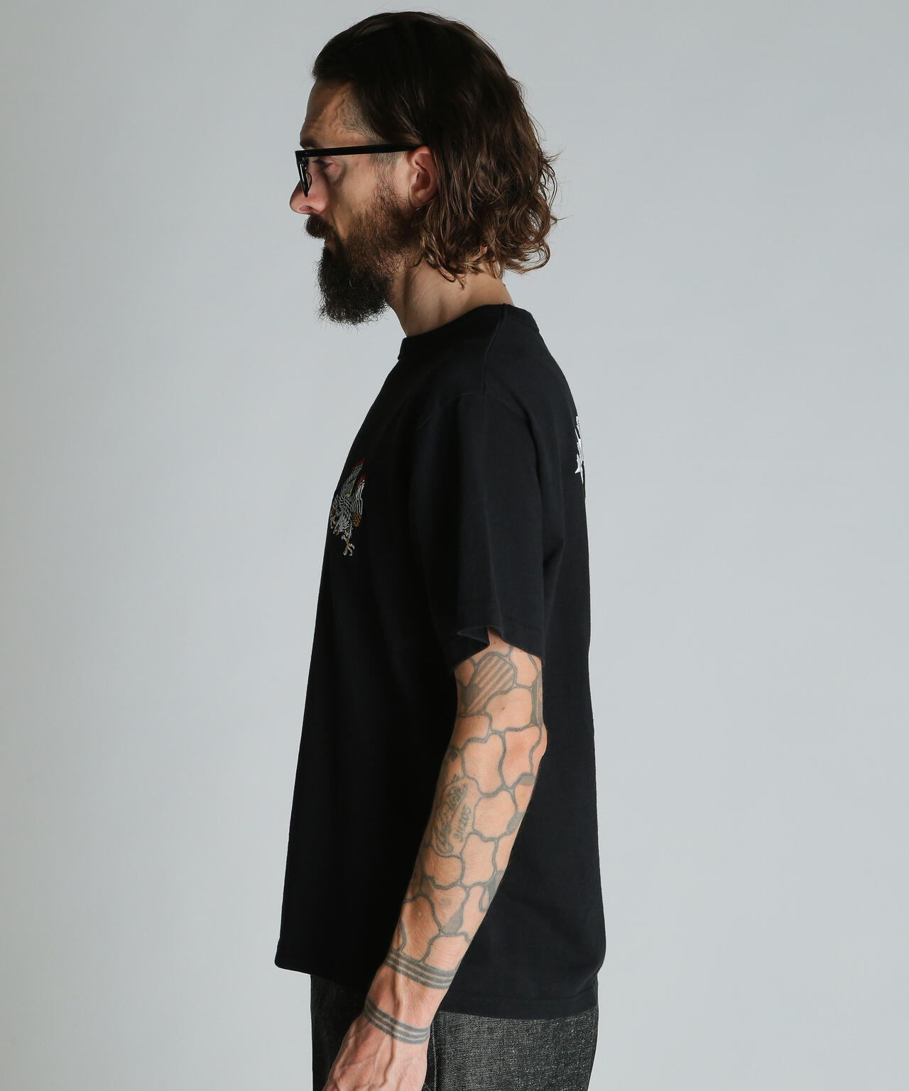 BATTLE ROYALE EMB. T-SHIRT/バトル ロワイヤル 刺繍 Ｔシャツ