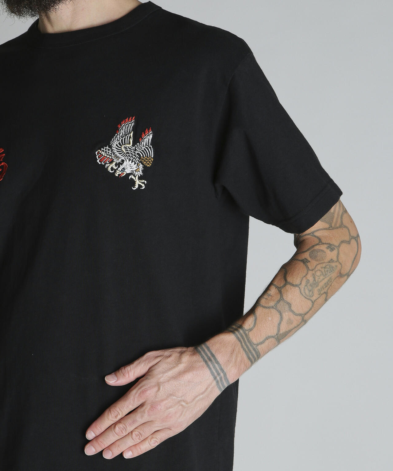 BATTLE ROYALE EMB. T-SHIRT/バトル ロワイヤル 刺繍 Ｔシャツ